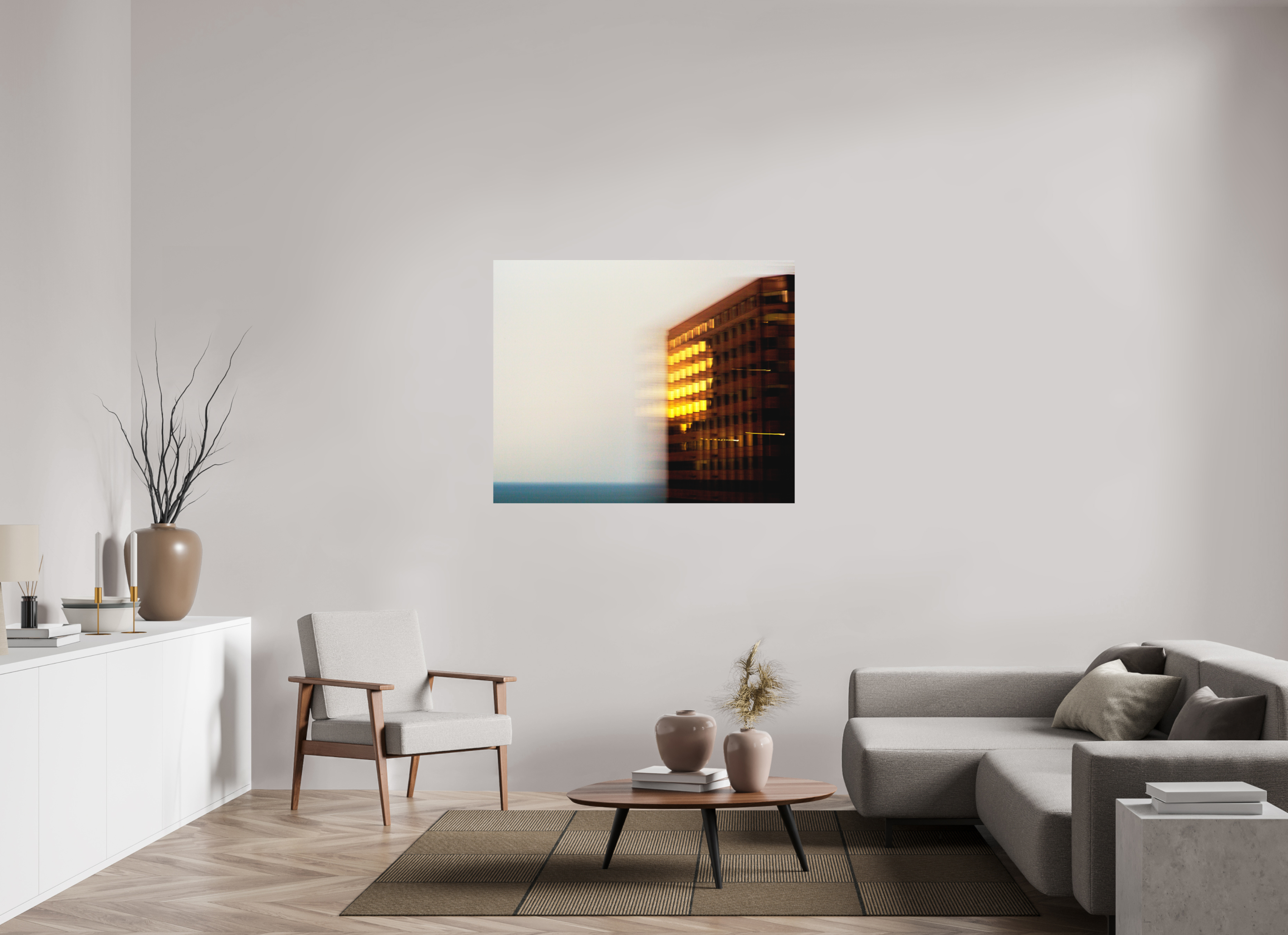 48.4 x 39″, Direct Print on Forex Time Flies