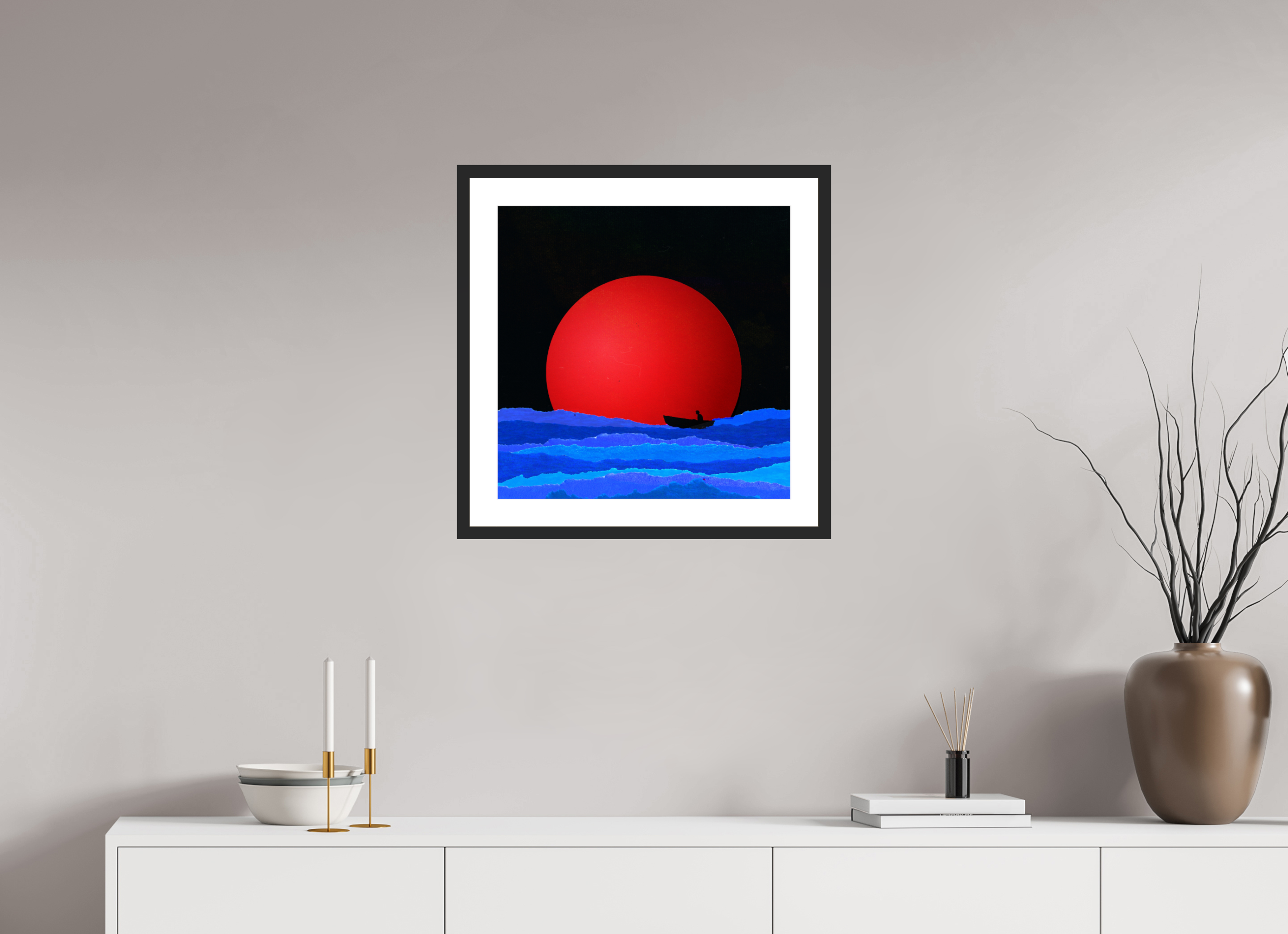 20 x 20″, Fuji Crystal Archive Print Framed (Black) Hope!