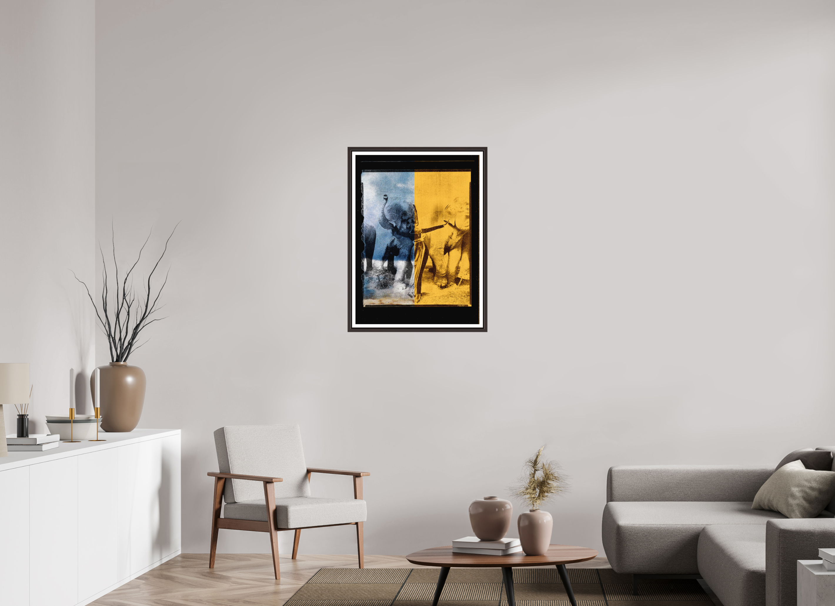 24 x 32.8″, Floater Frame (Alder Brown) Tusko