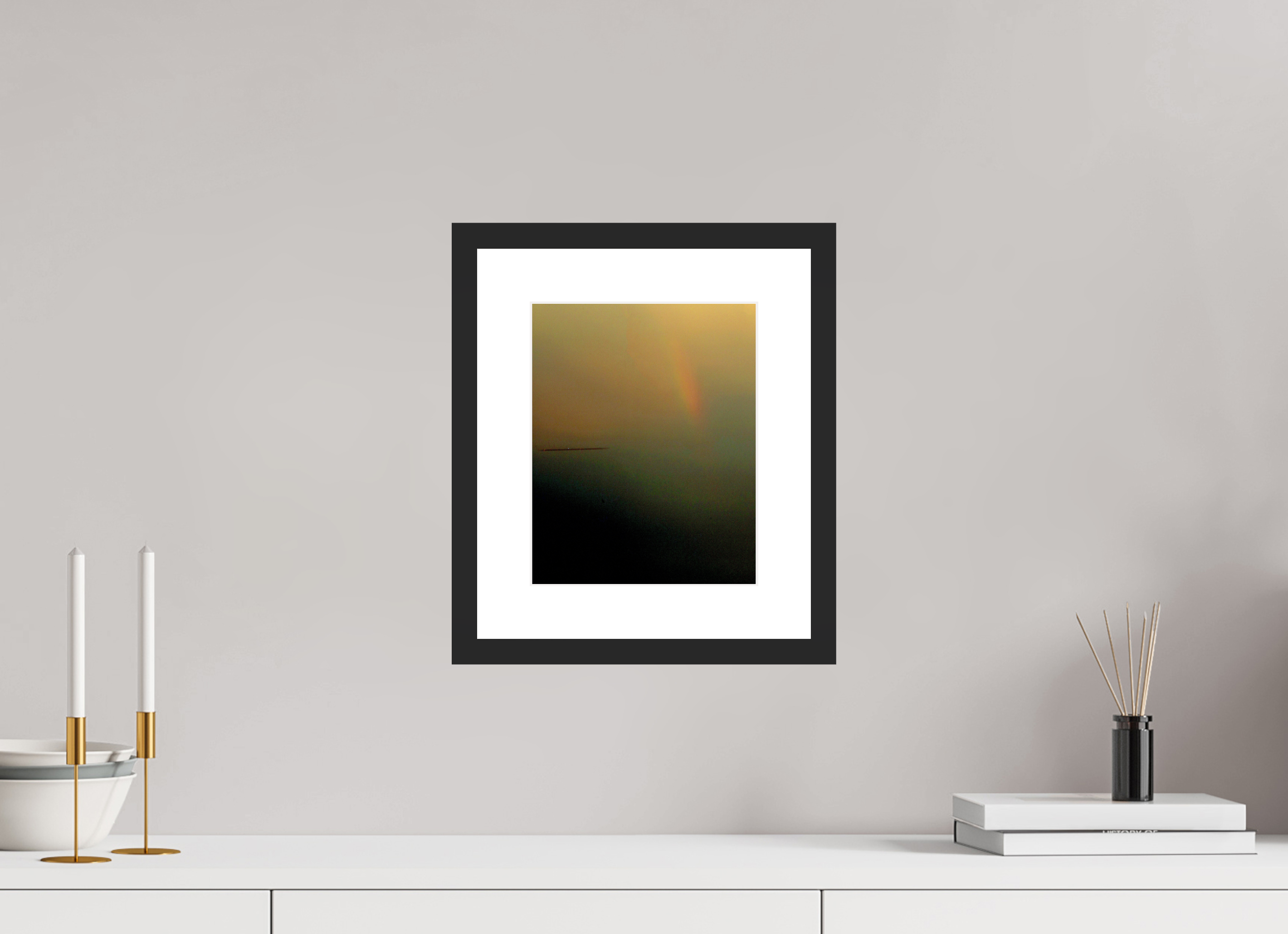 8 x 9.9″, Fuji Crystal Archive Print Framed (Black) Unidentified