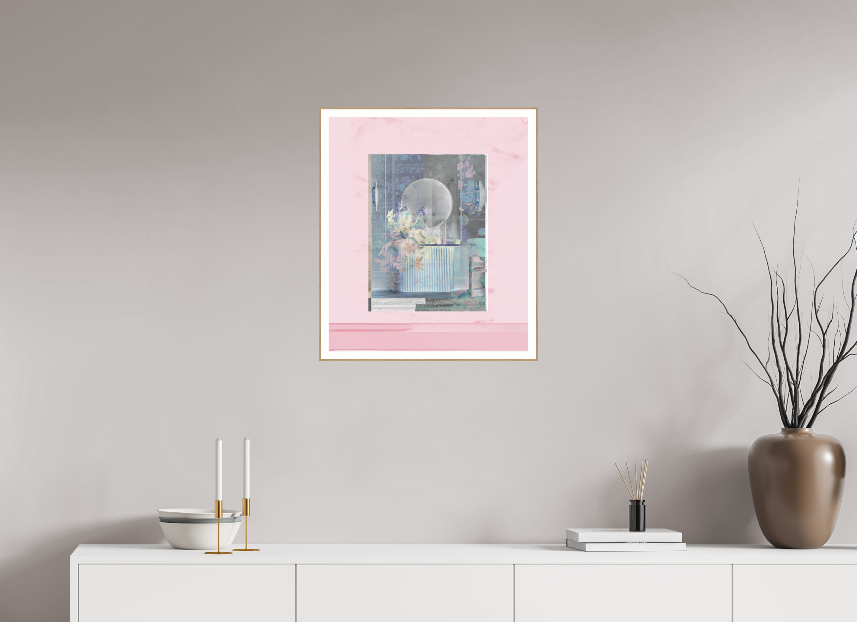 20 x 23.4″, Solid Wood ArtBox (Oak) Interior Design