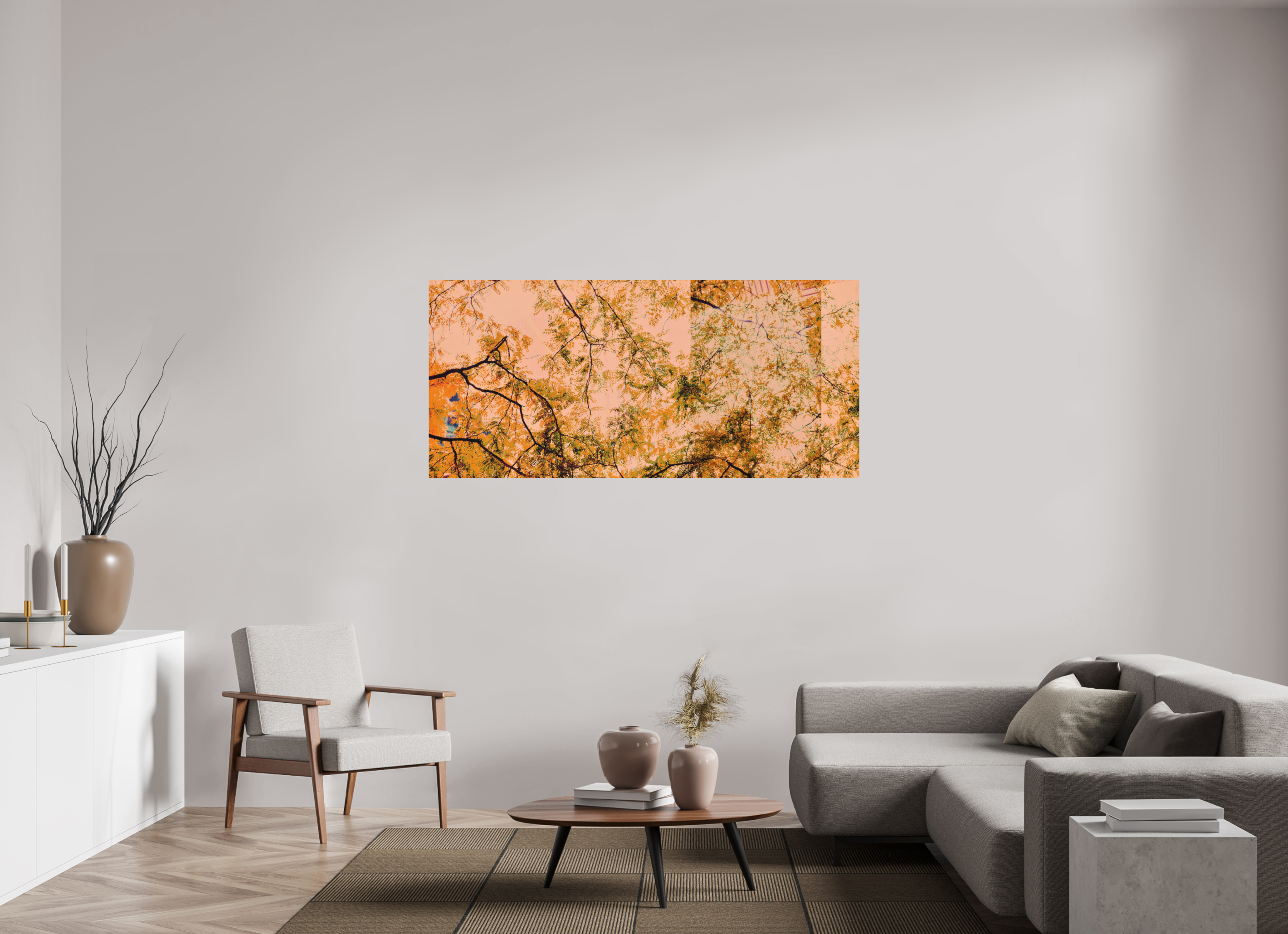 67.4 x 31″, Direct Print on Forex Cherry Trees