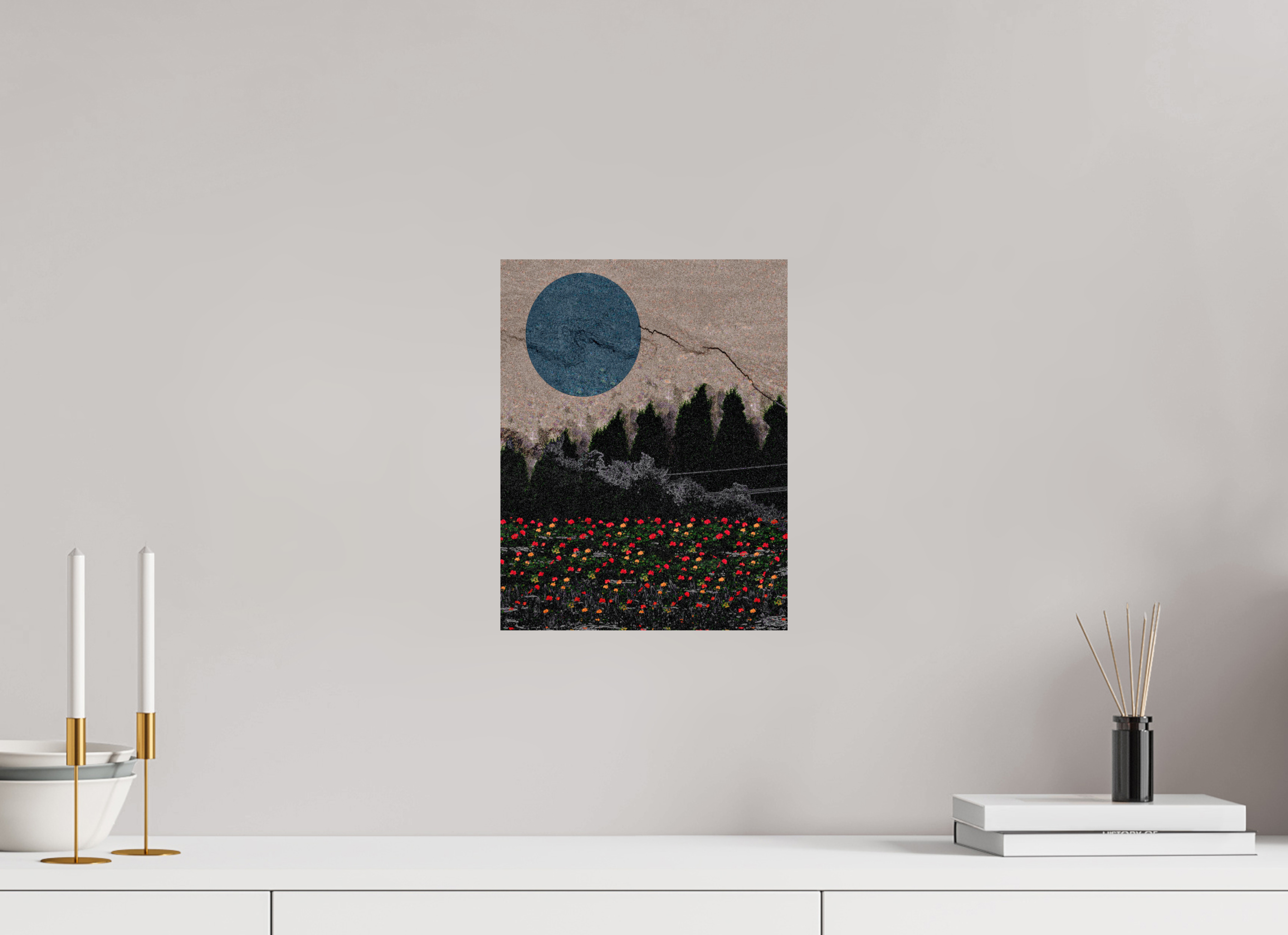 10 x 12.9″, Fine Art Print garden
