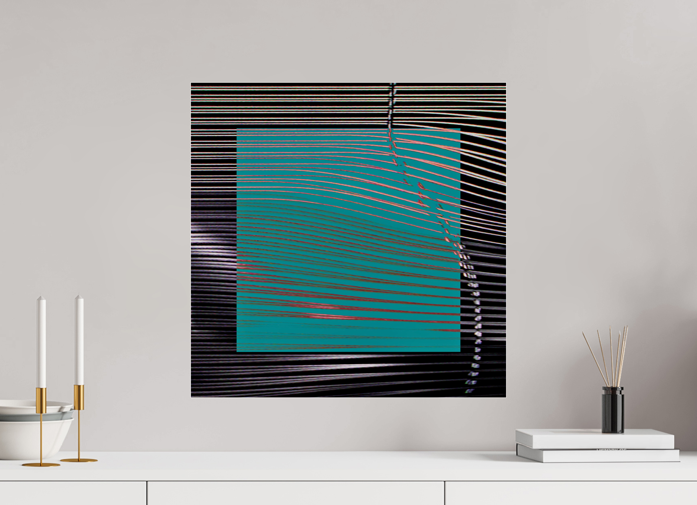 20 x 20″, Photo Print Under Acrylic Glass New Wave