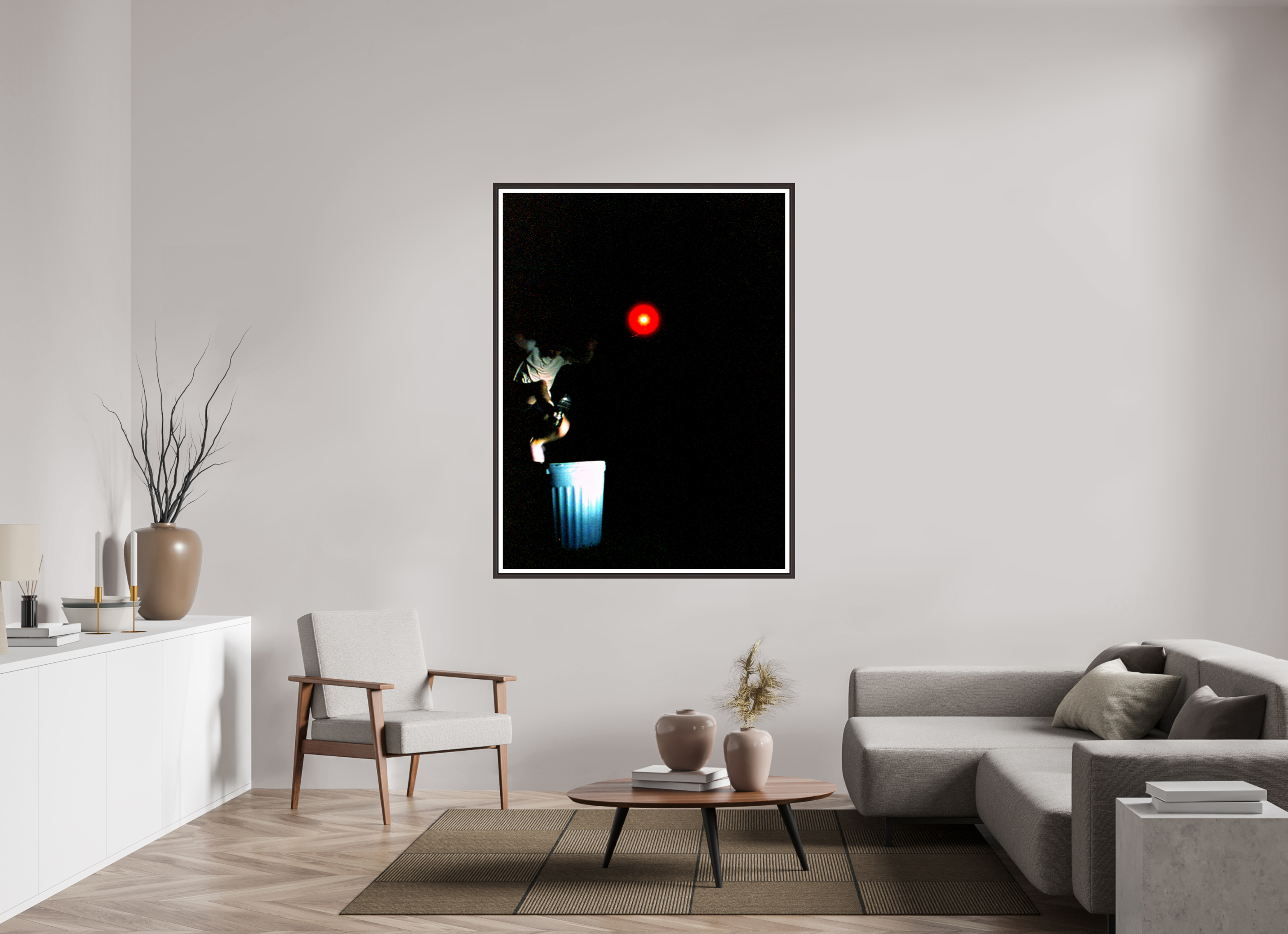 45 x 60″, Floater Frame (Alder Brown) Analog Sport