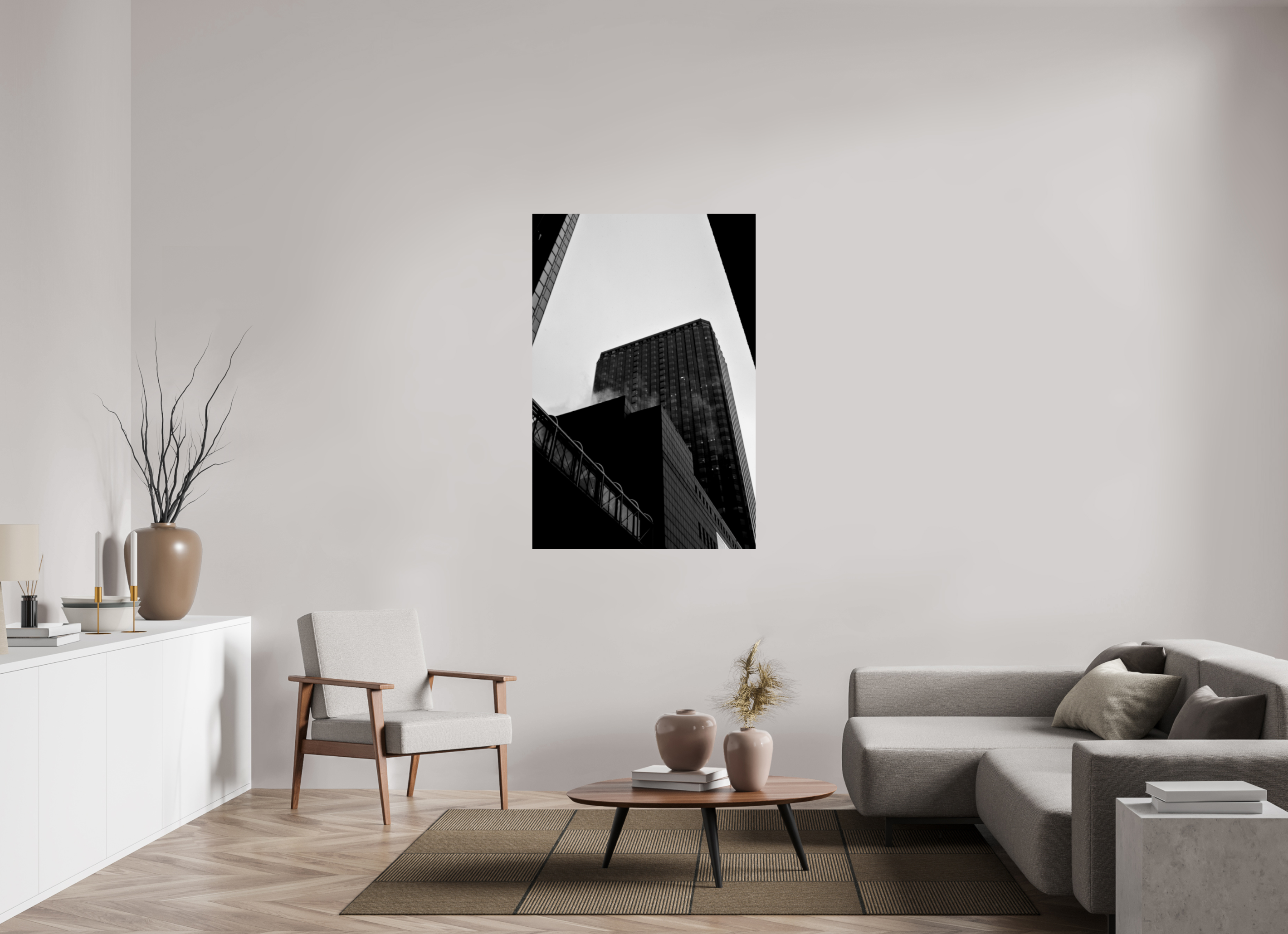 36 x 54″, Fine Art Print Financial District