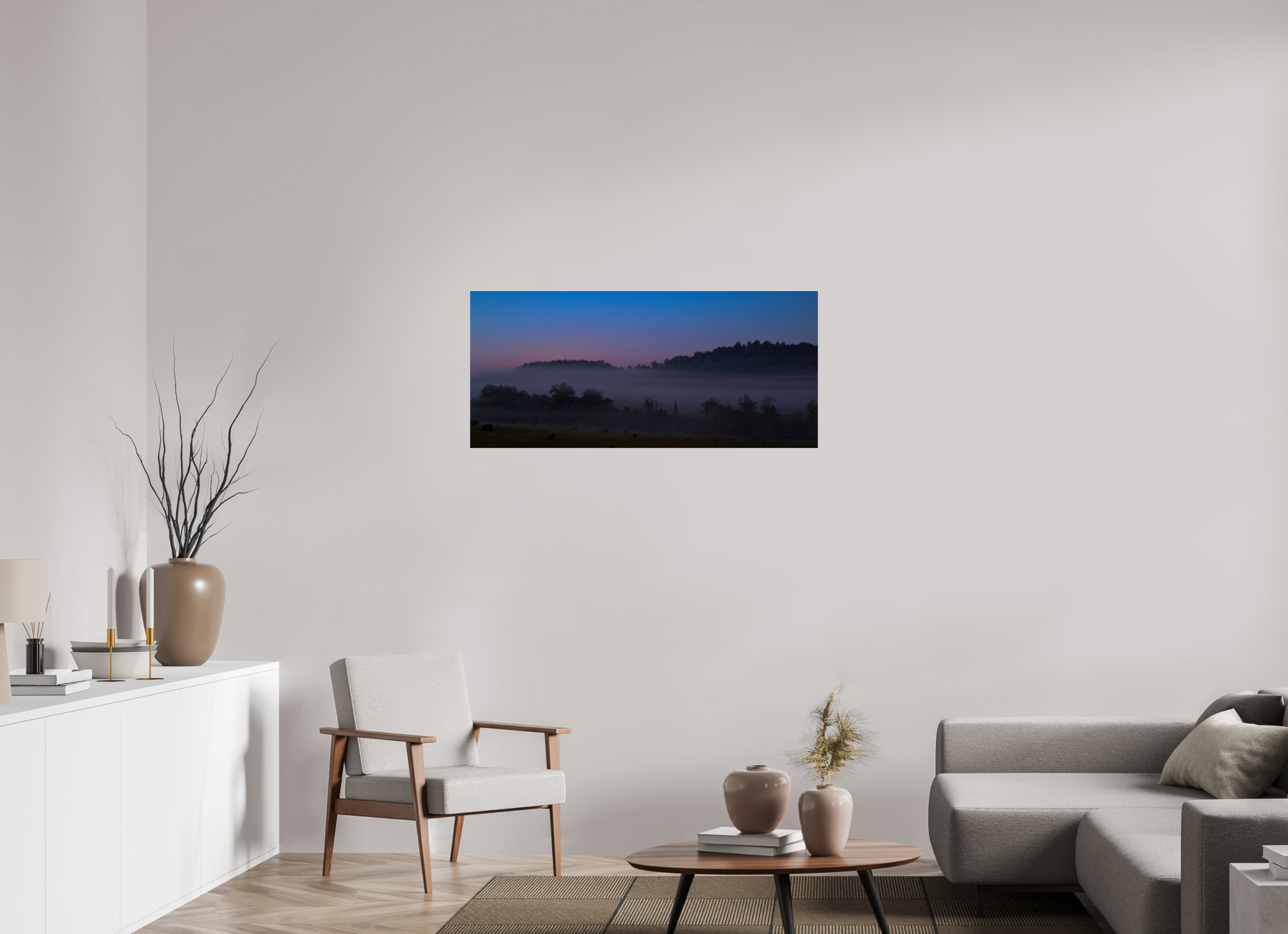 44.3 x 20″, Photo Print Under Acrylic Glass Somewhere In Ohio