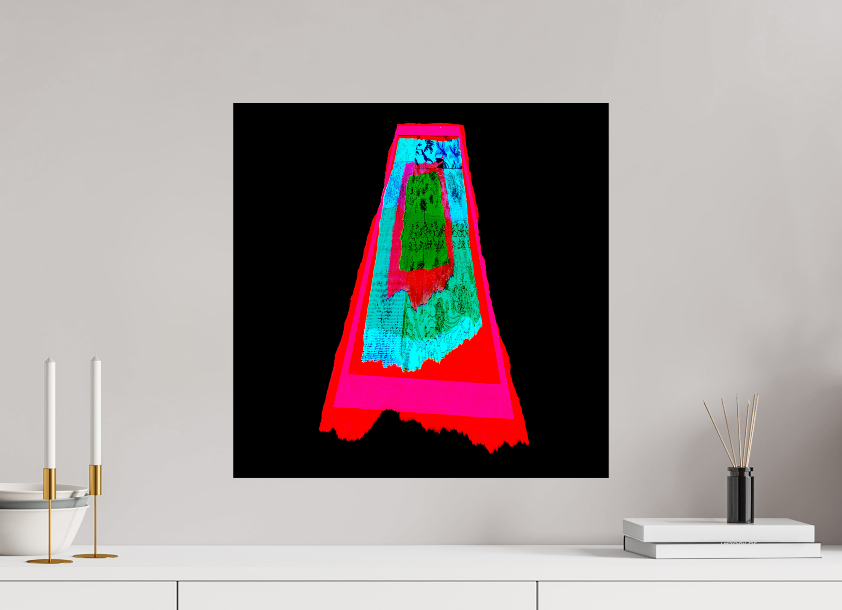 20 x 20″, Fine Art Print drip
