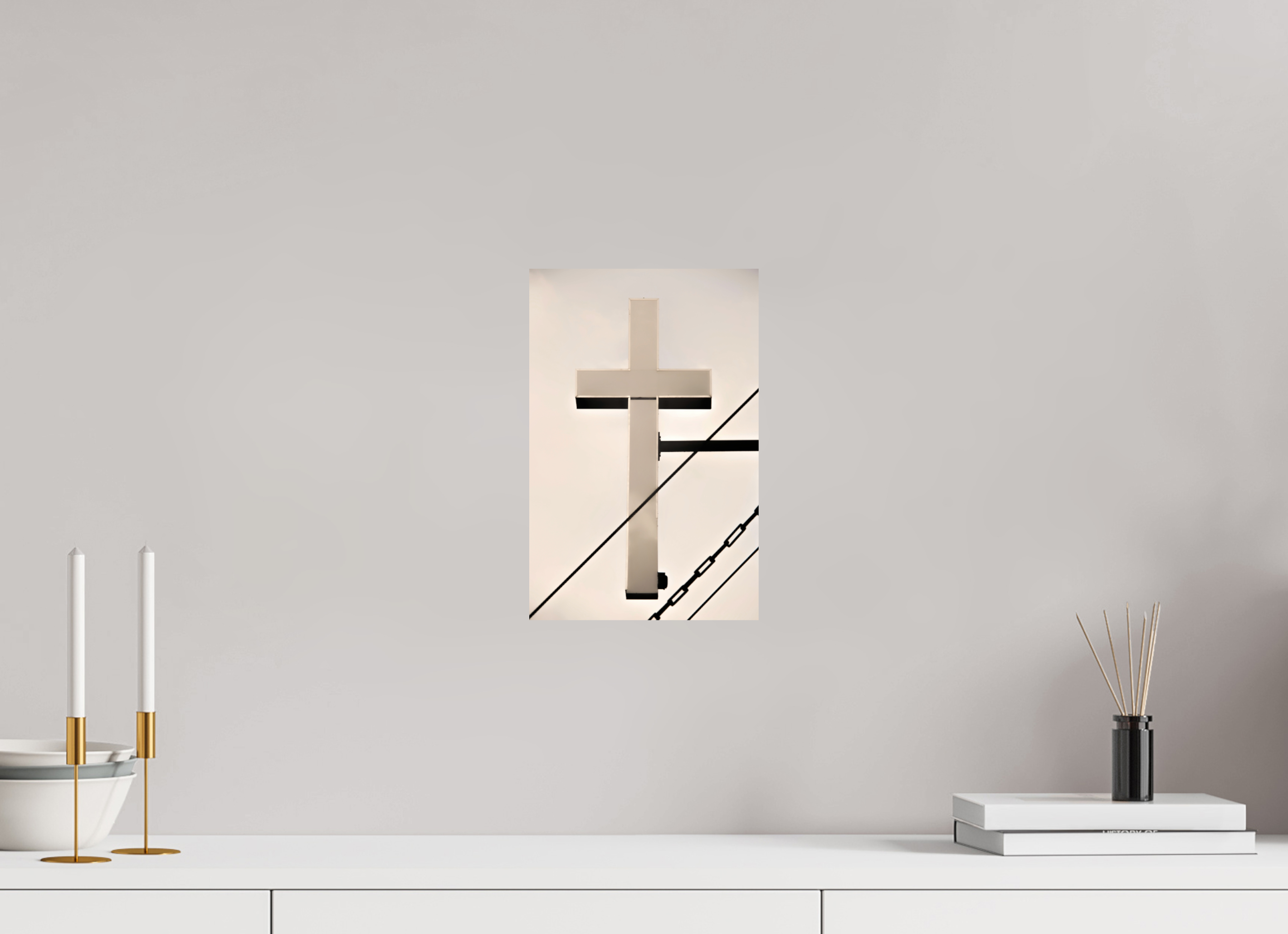 8 x 12.2″, Fine Art Print Catholic School