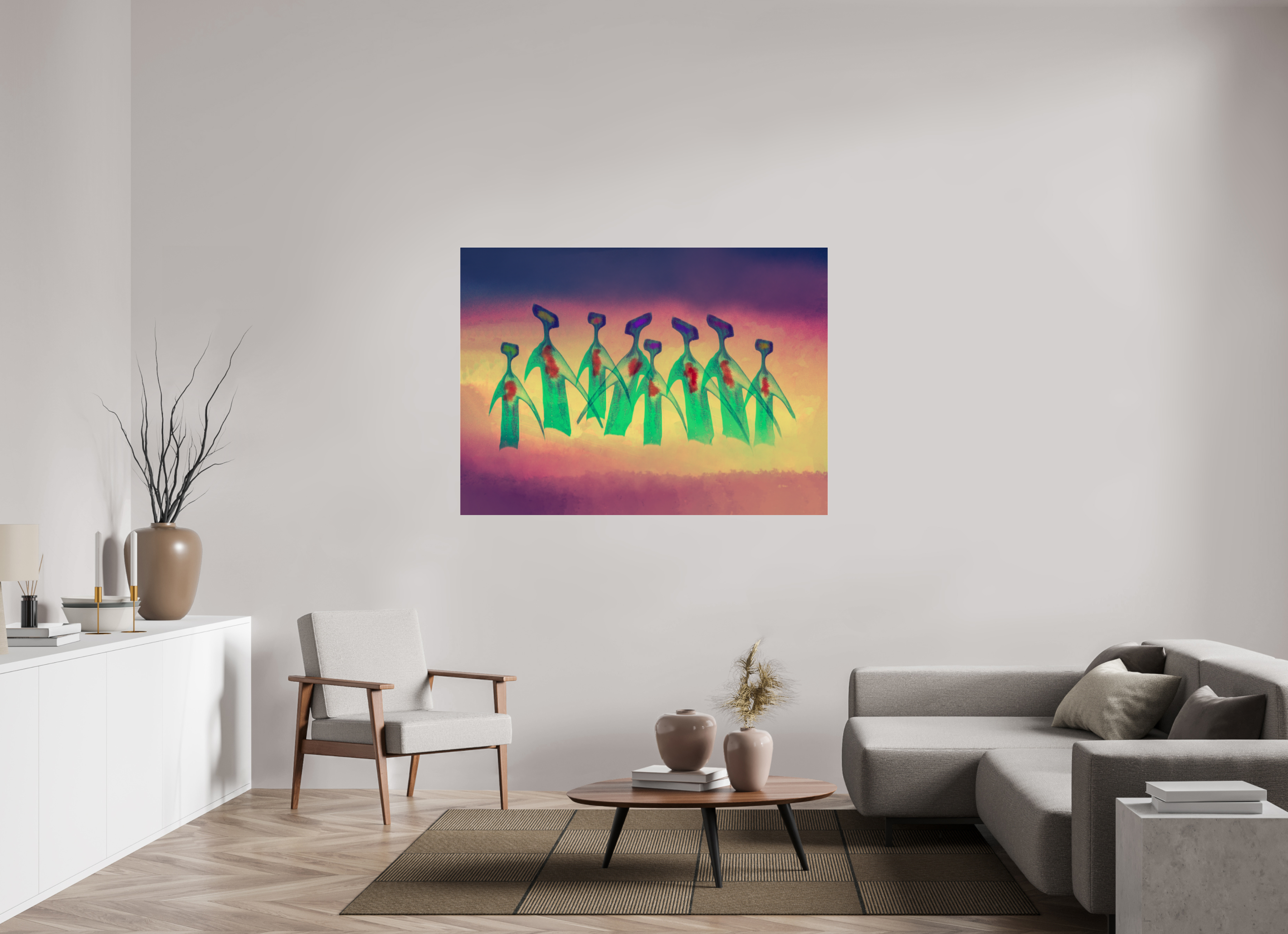 59.1 x 43″, Photo Print Under Acrylic Glass awe