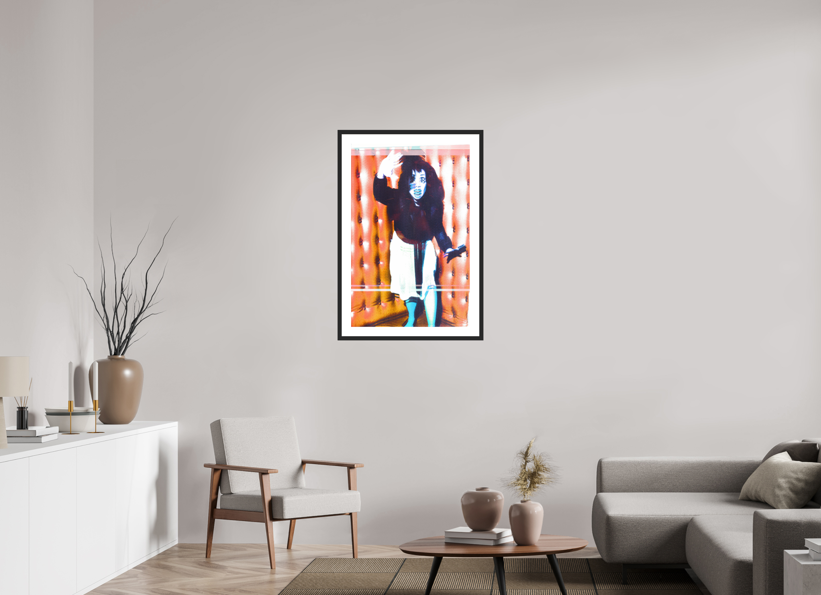 24 x 36.9″, Fuji Crystal Archive Print Framed (Black) Chorophobia