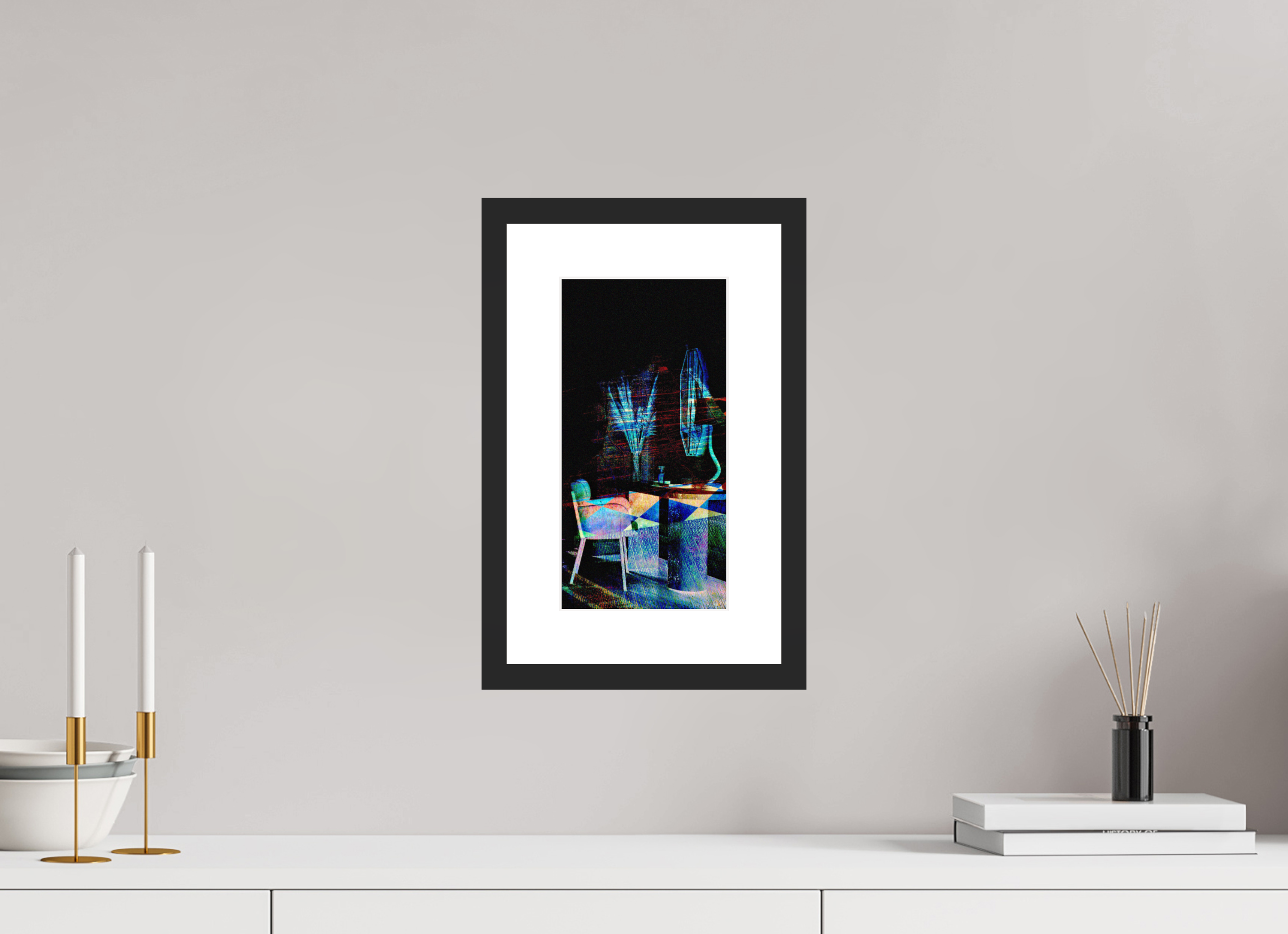 6 x 11.6″, Framed #1 Vanity