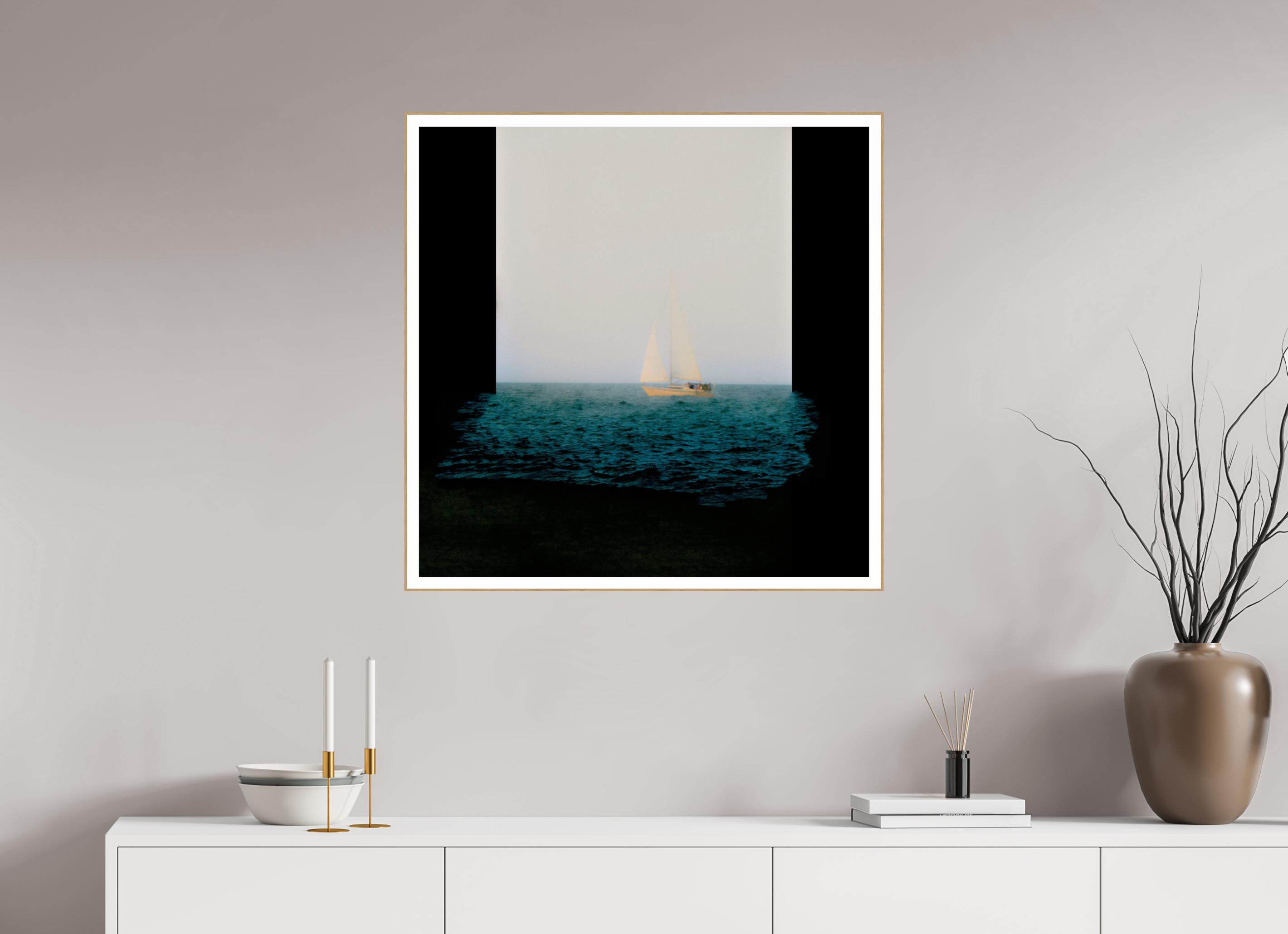 30 x 30″, Solid Wood ArtBox (Oak) sleeps