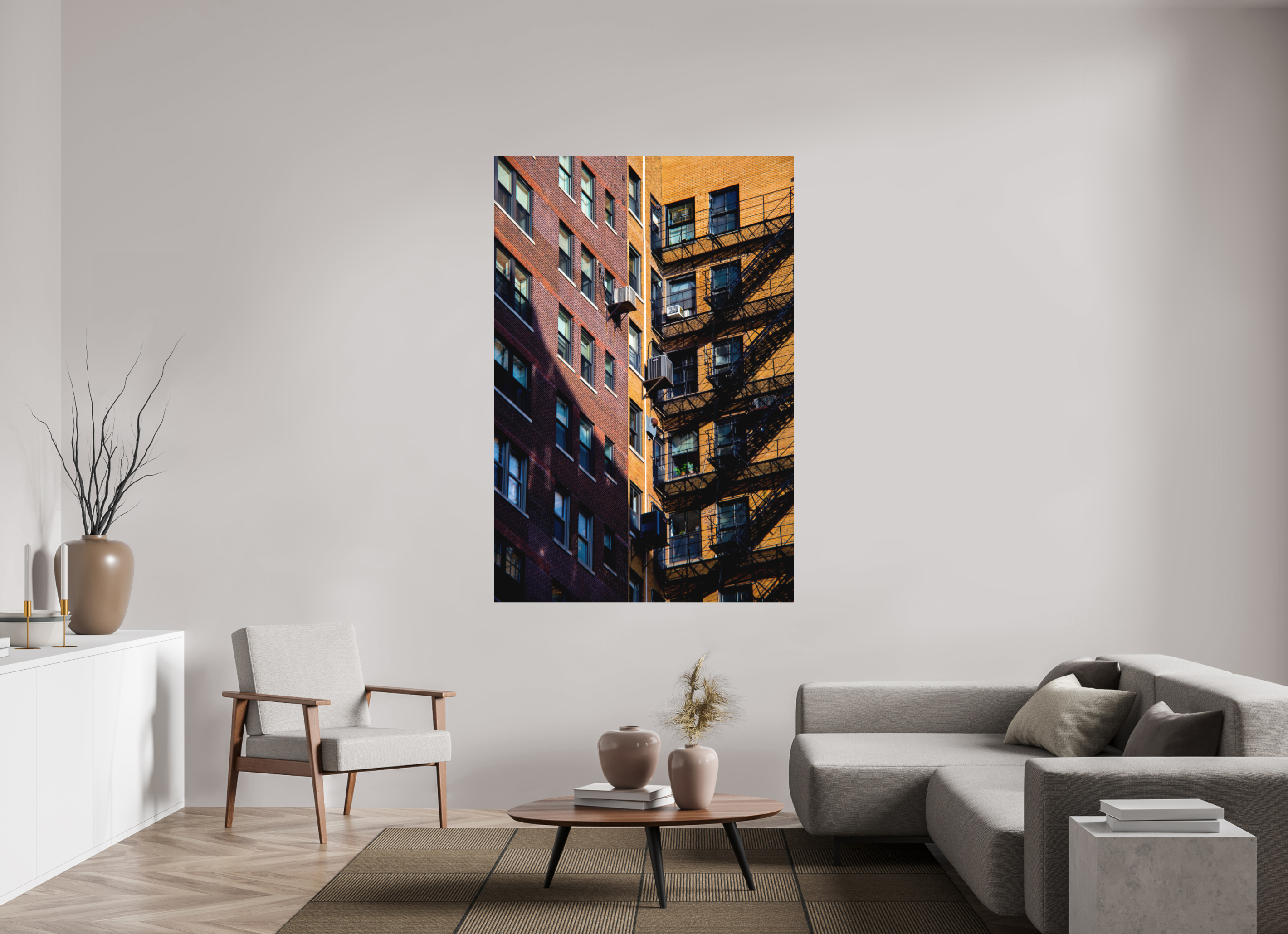 47 x 69.9″, Aluminum Dibond City Escape