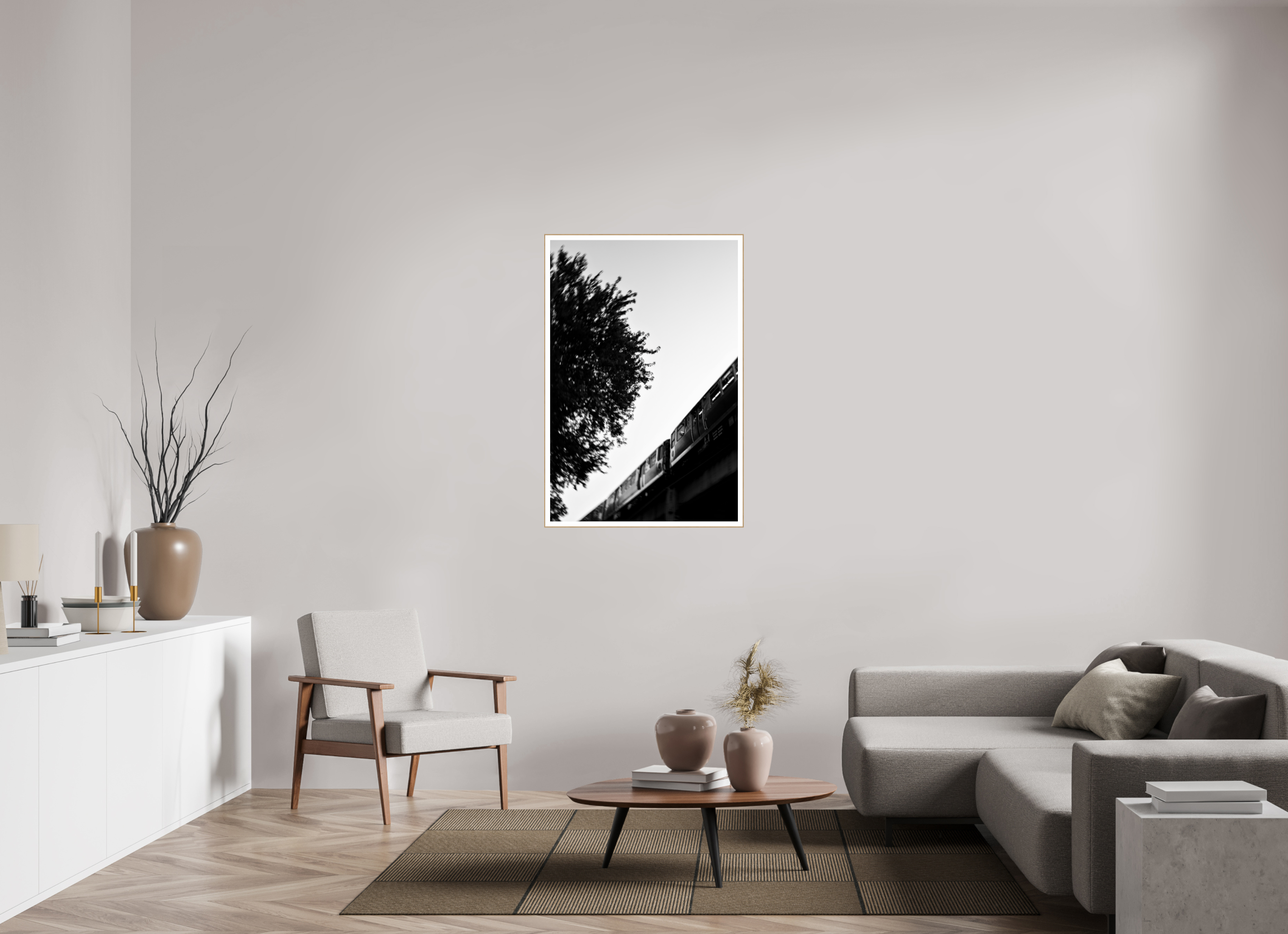 30 x 45″, Solid Wood ArtBox (Oak) Transit