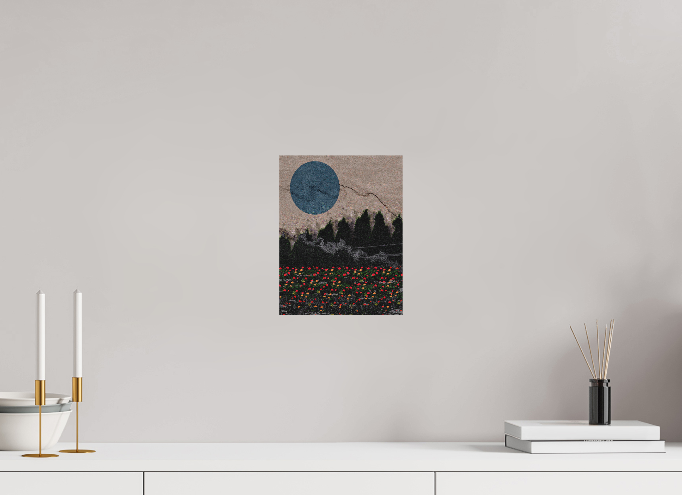 8 x 10.4″, Aluminum Dibond garden