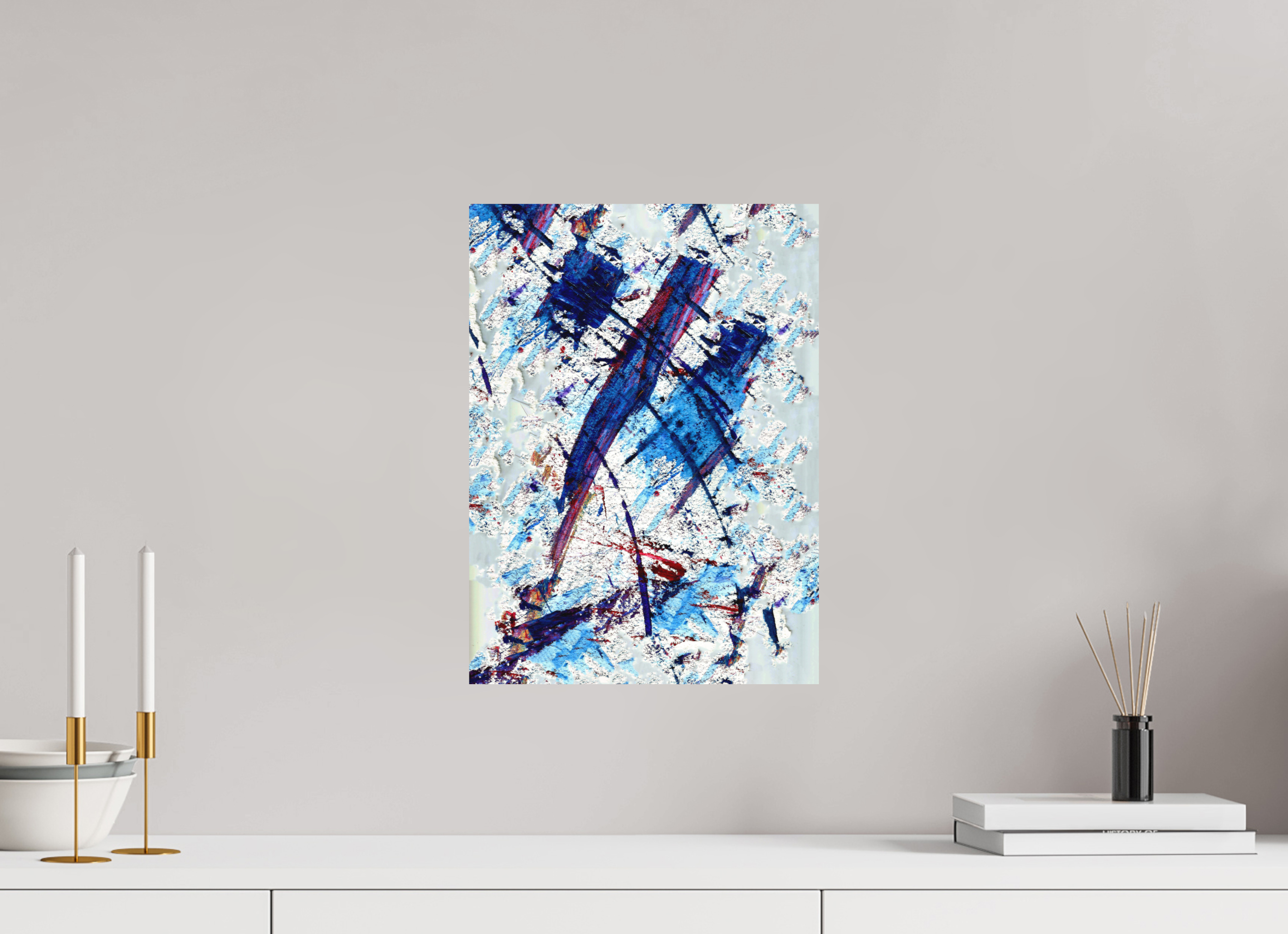 12 x 16.5″, Direct Print on Forex Blue Note