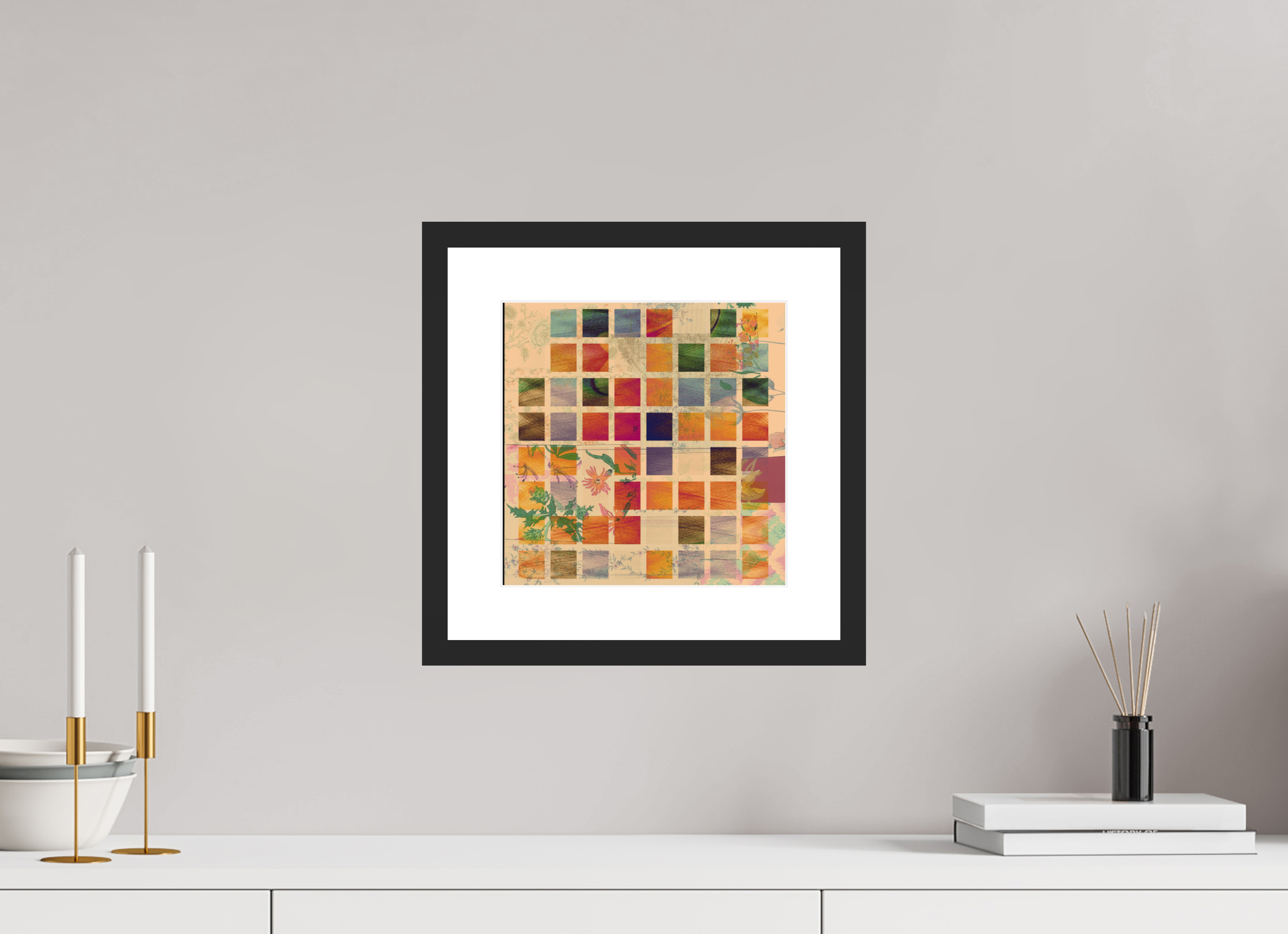 10 x 10″, Fuji Crystal Archive Print Framed (Black) Earth Tones