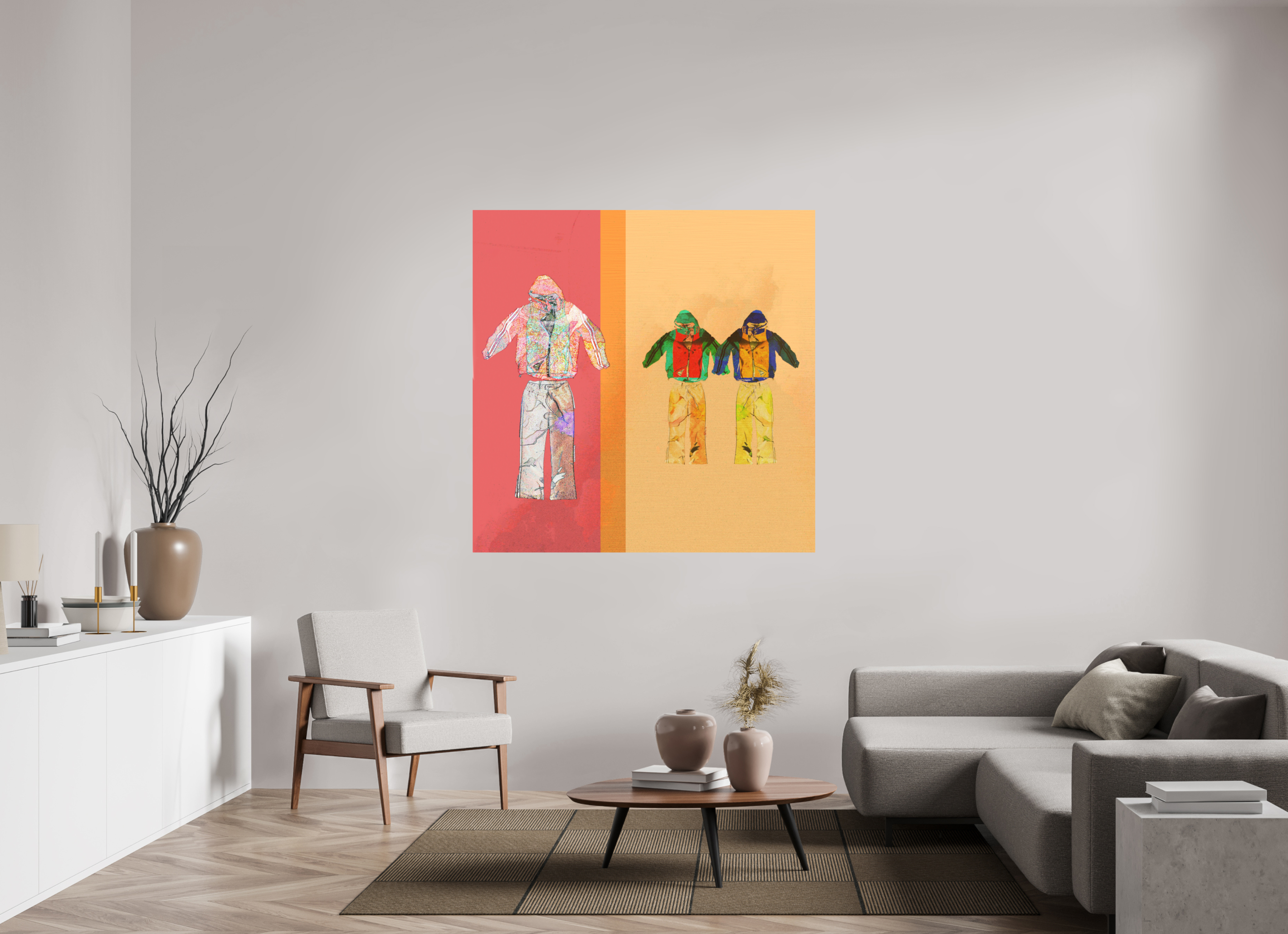 55 x 55″, Direct Print on Forex 006