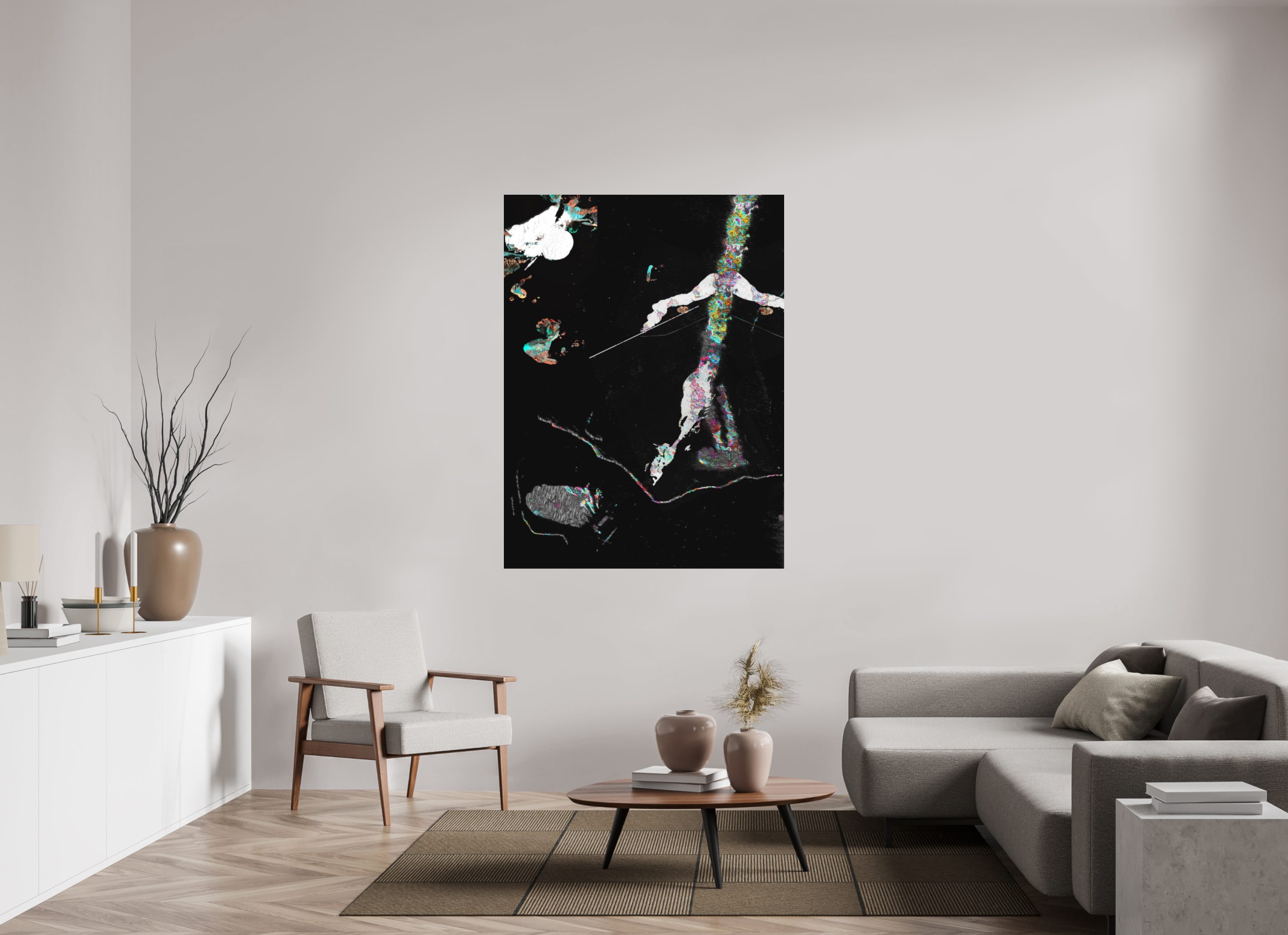 45 x 60″, Direct Print on Forex Taking A Stroll