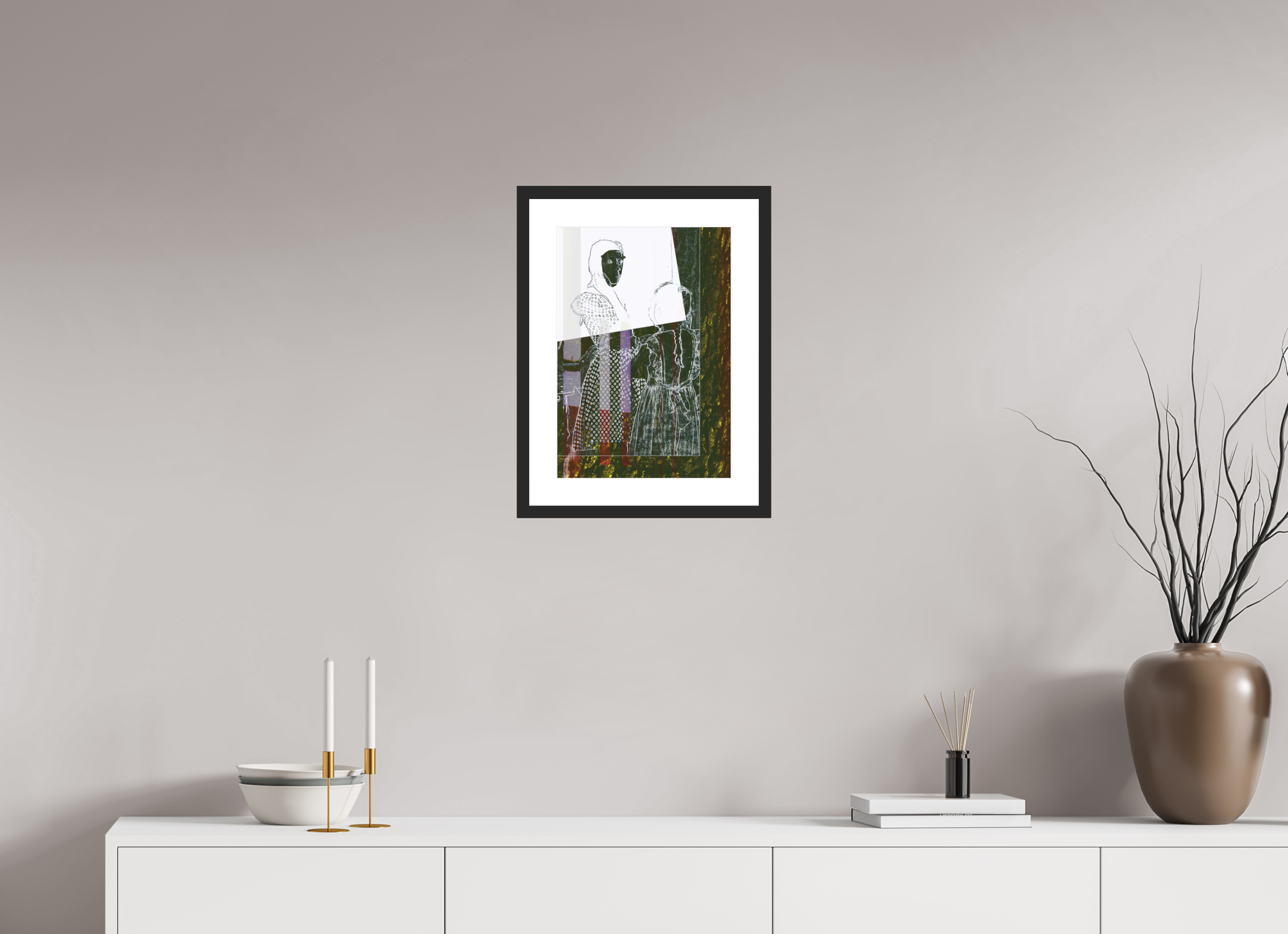 12 x 17.2″, Fuji Crystal Archive Print Framed (Black) Motherly