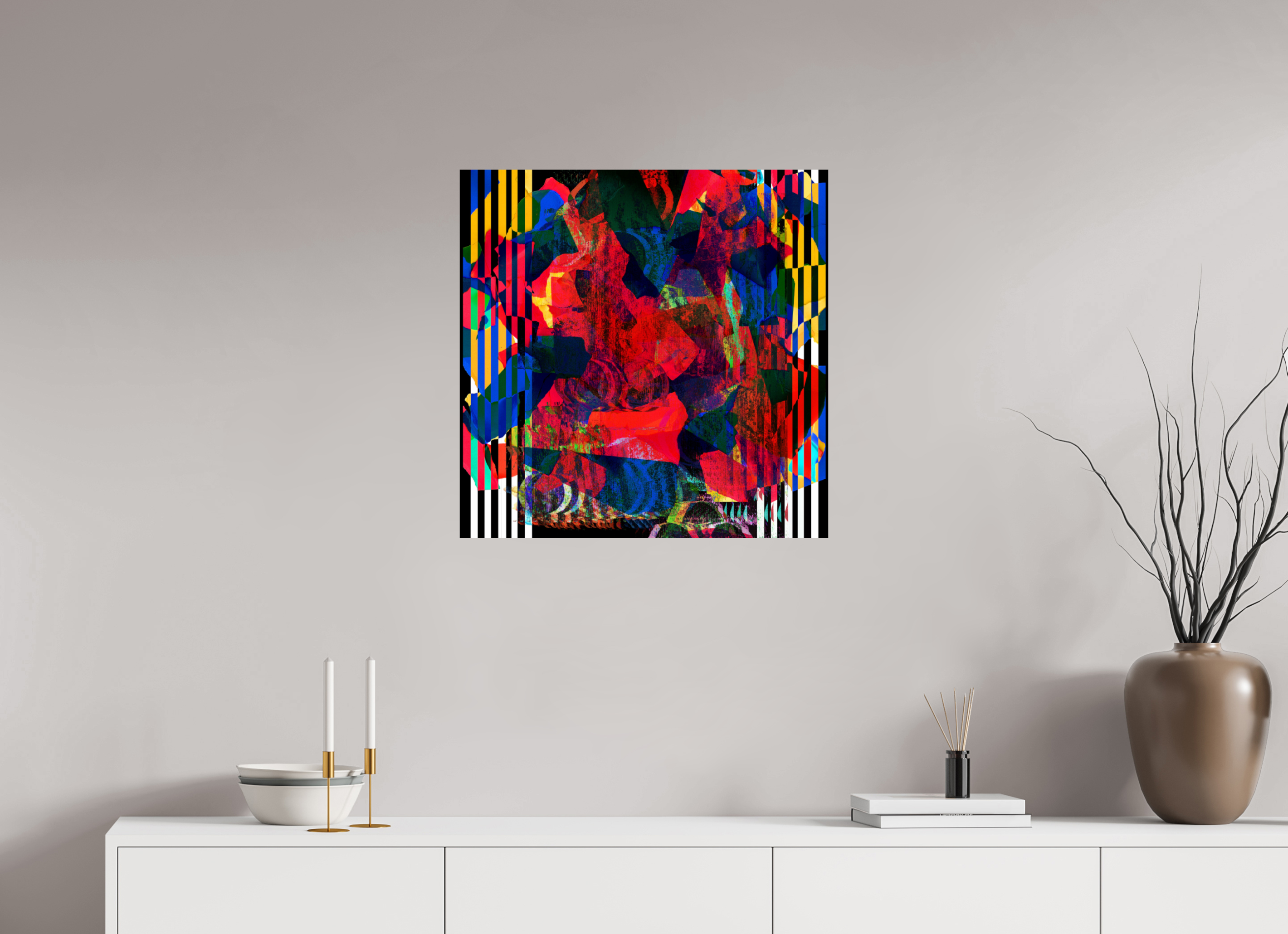 25 x 25″, Fine Art Print Blooms