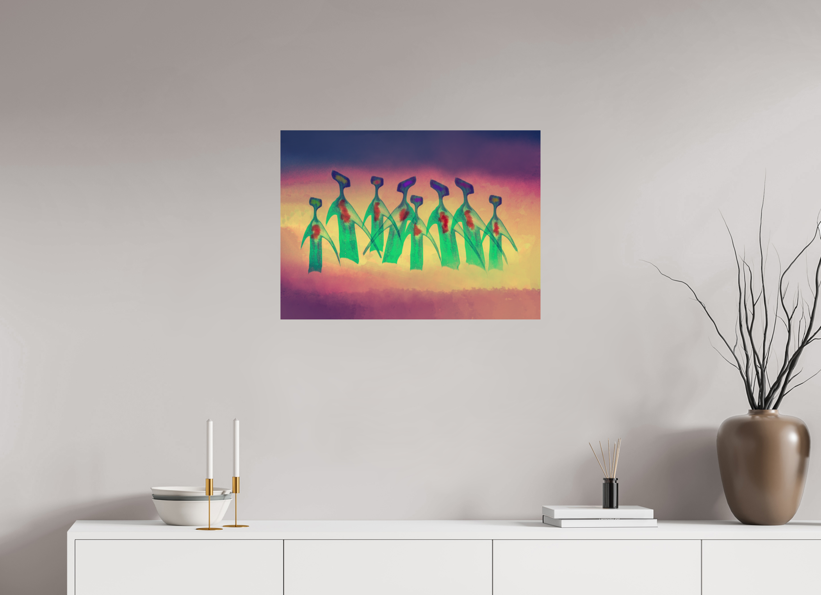 27.5 x 20″, Direct Print on Forex awe
