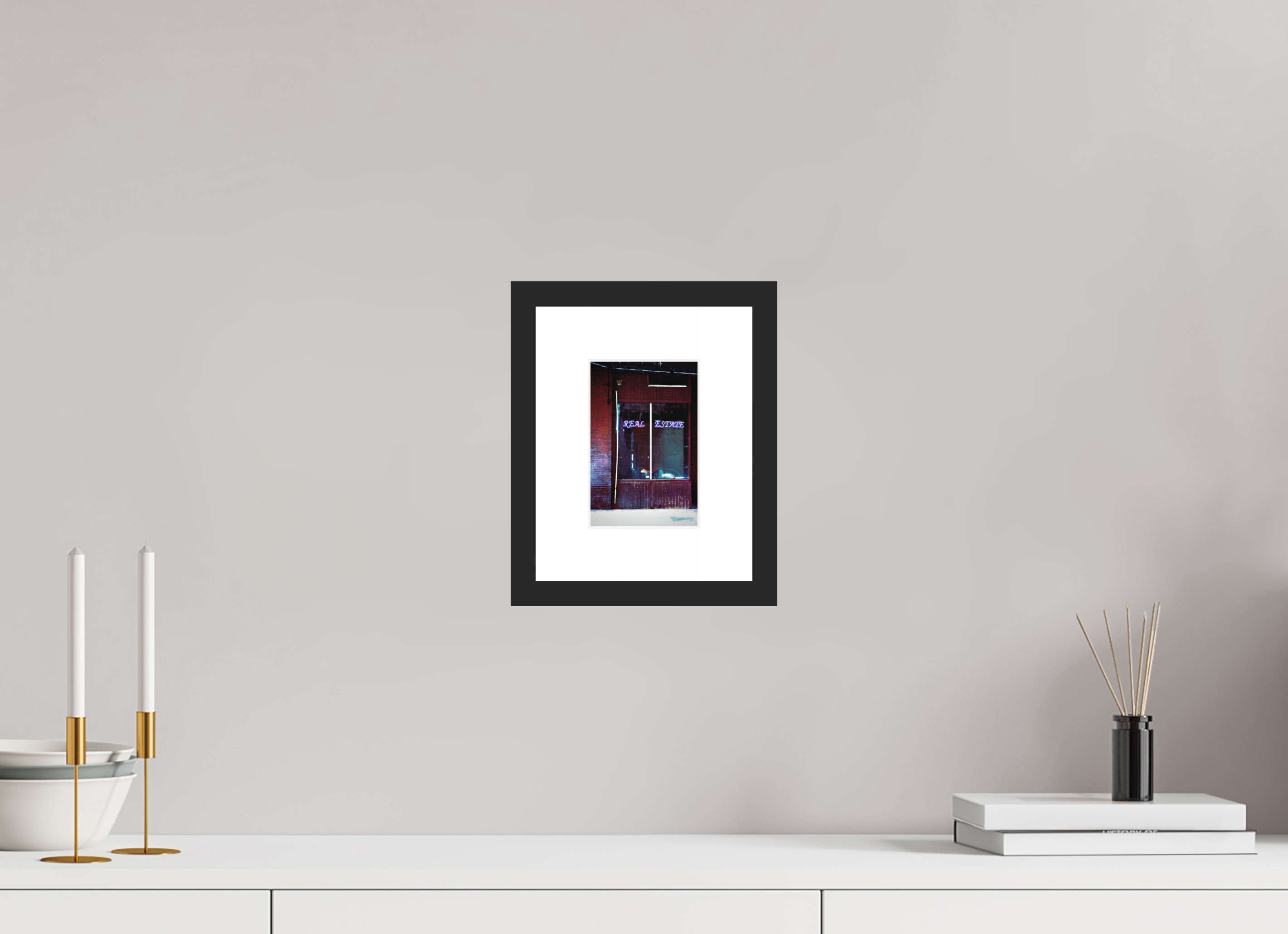 4 x 6″, Fuji Crystal Archive Print Framed (Black) Real Estate