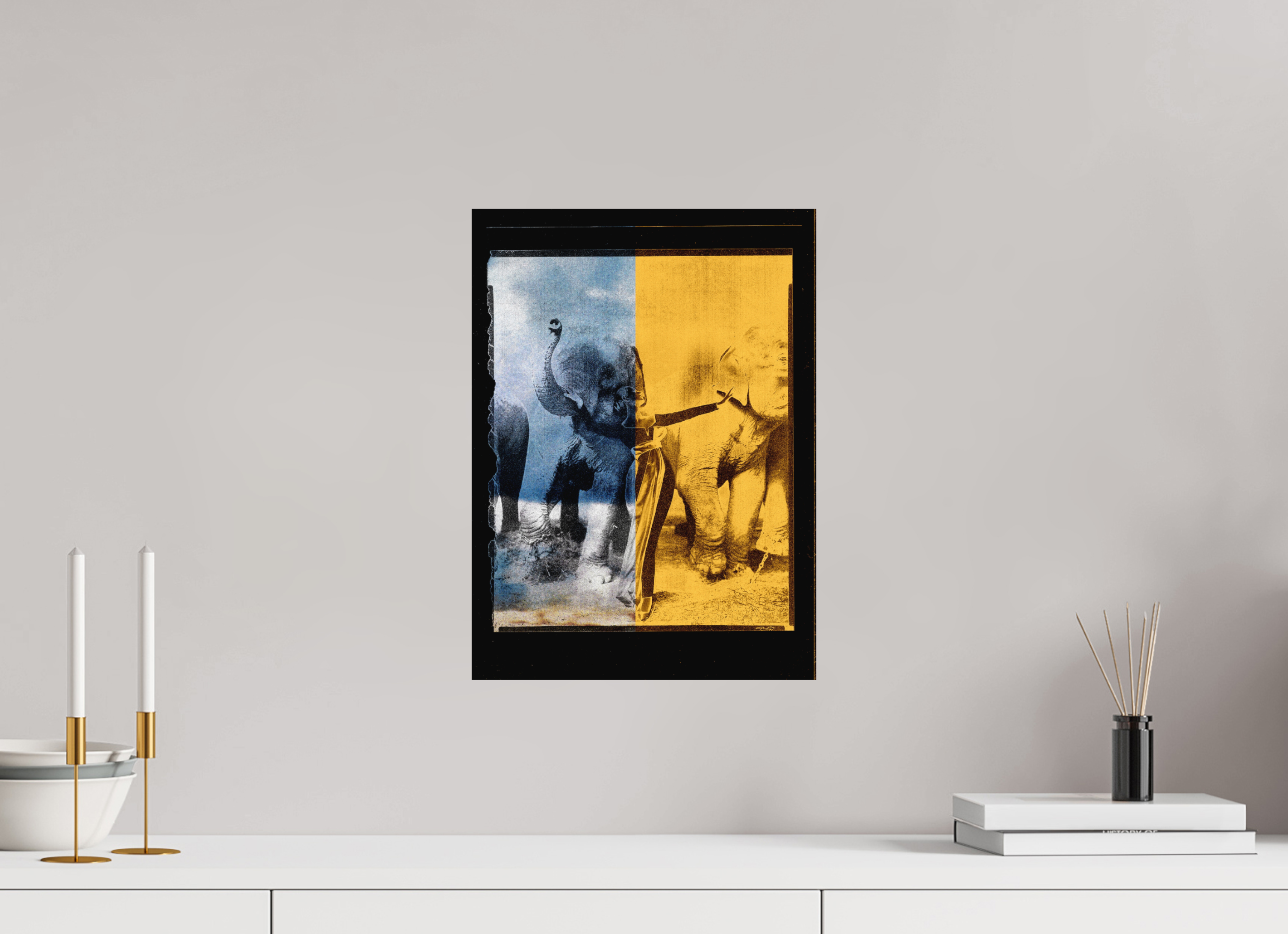 12 x 16.4″, Fine Art Print Tusko