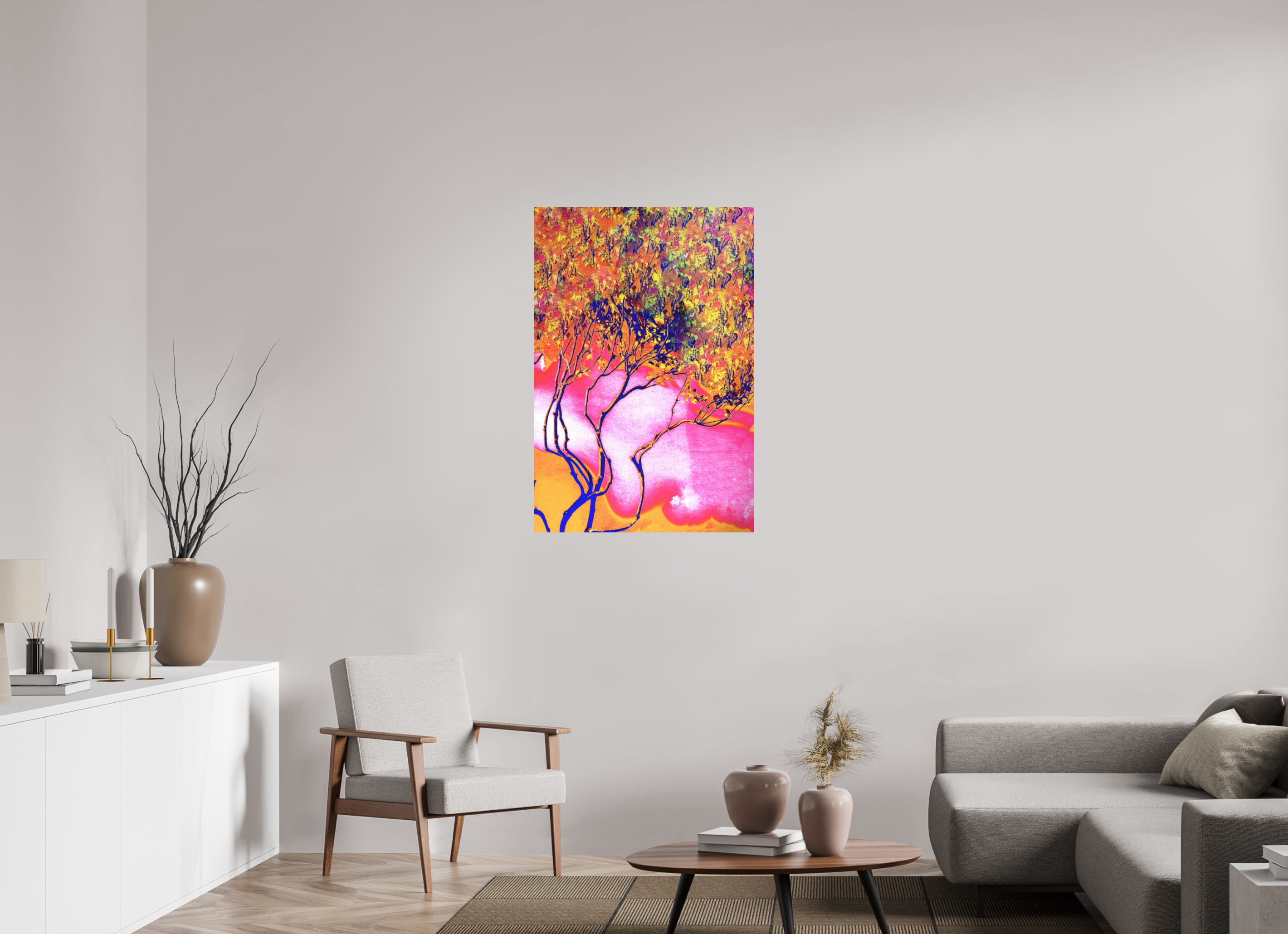 28 x 41.5″, Direct Print on Forex Burning Bush