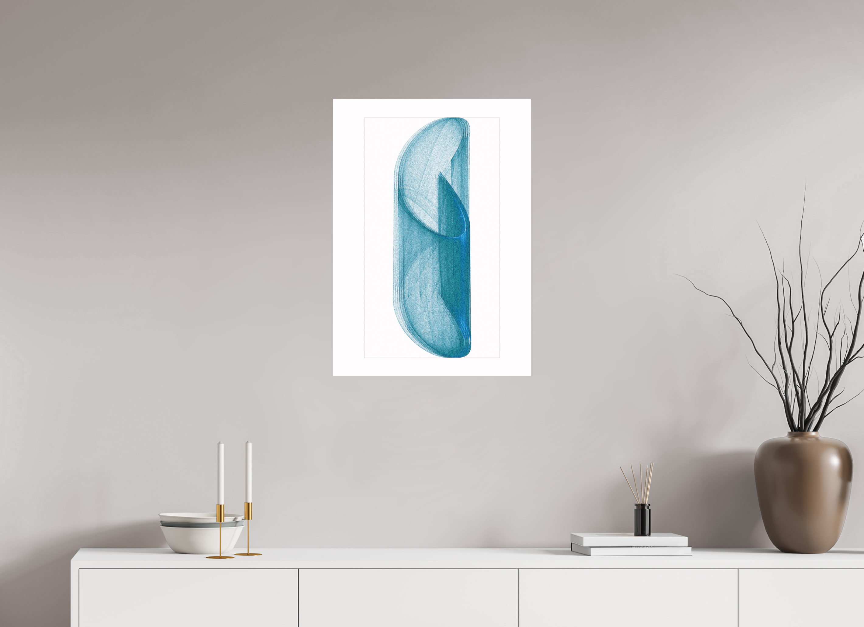 20 x 28″, Fine Art Print Brutal Blue