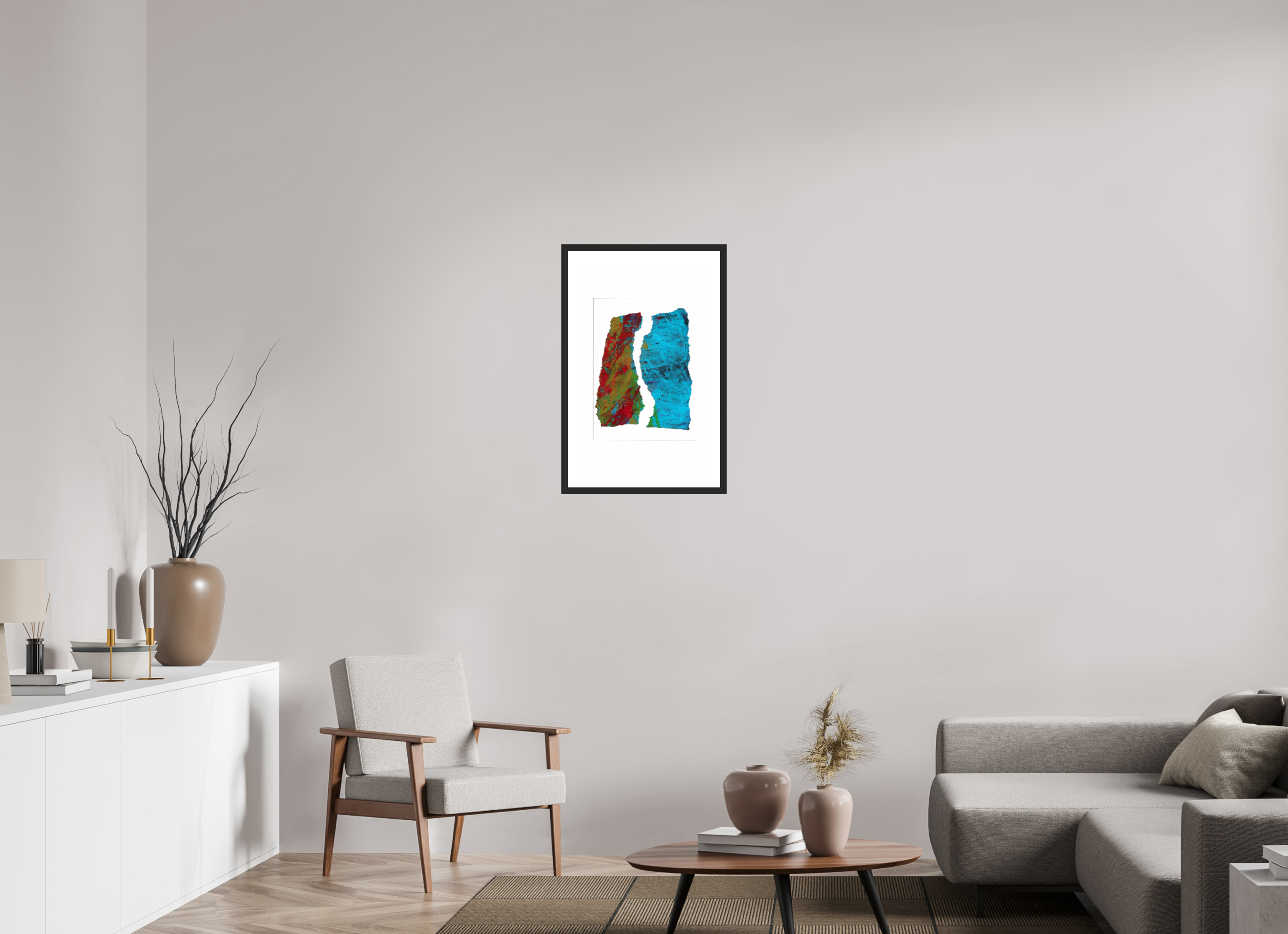 16 x 26.7″, Fuji Crystal Archive Print Framed (Black) Earth & Water