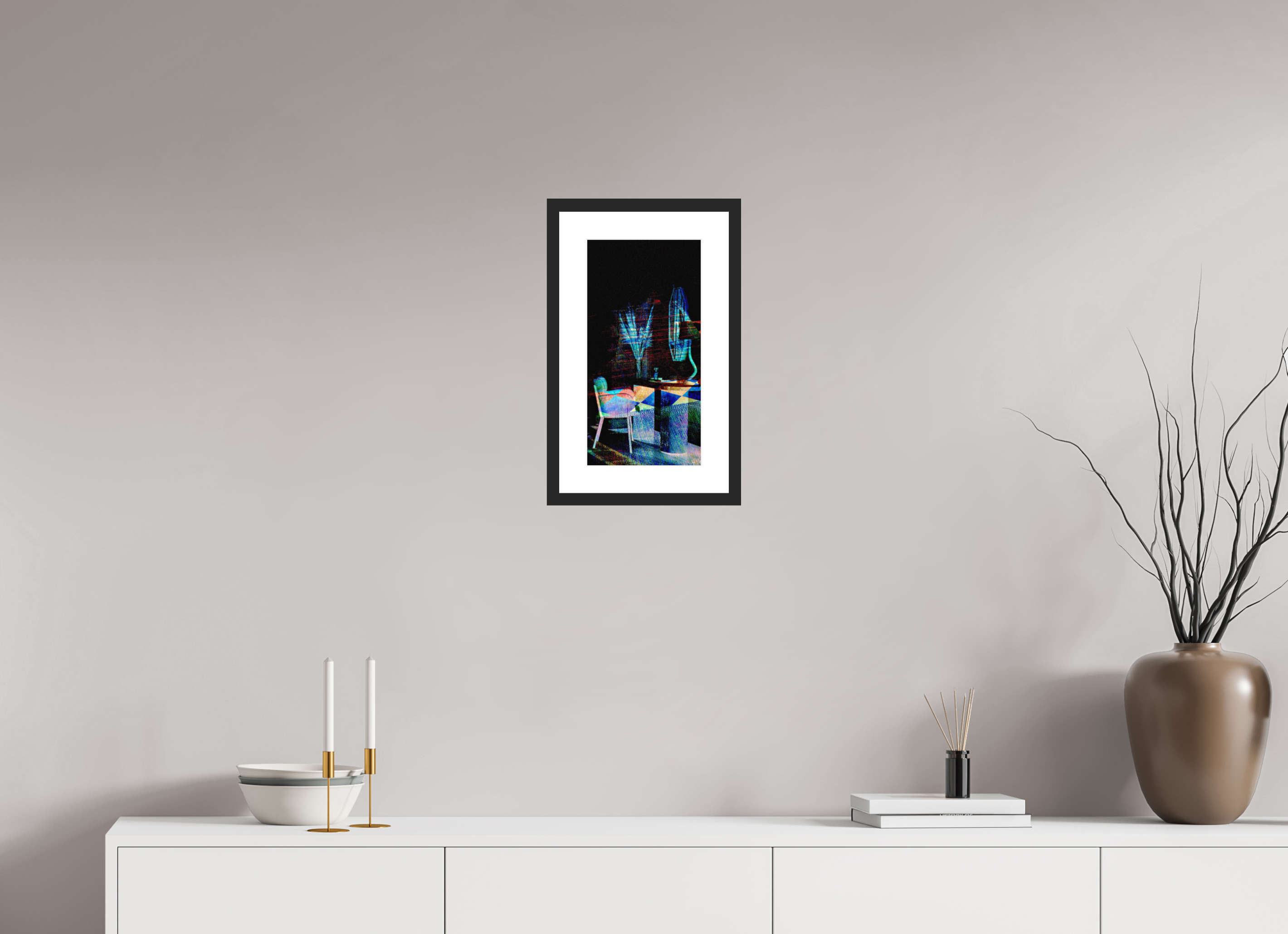 8 x 15.5″, Fuji Crystal Archive Print Framed (Black) Vanity