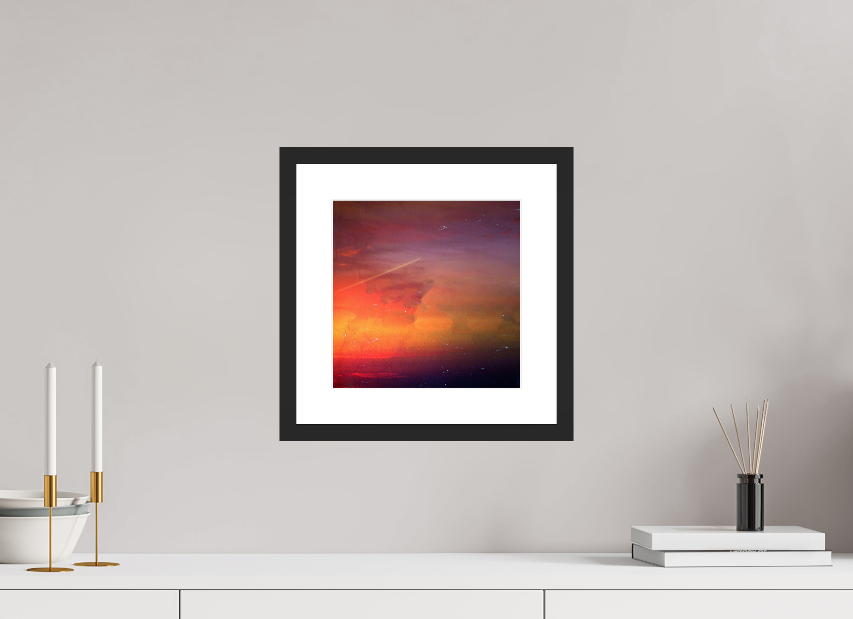 10 x 10″, Framed #1 sugar