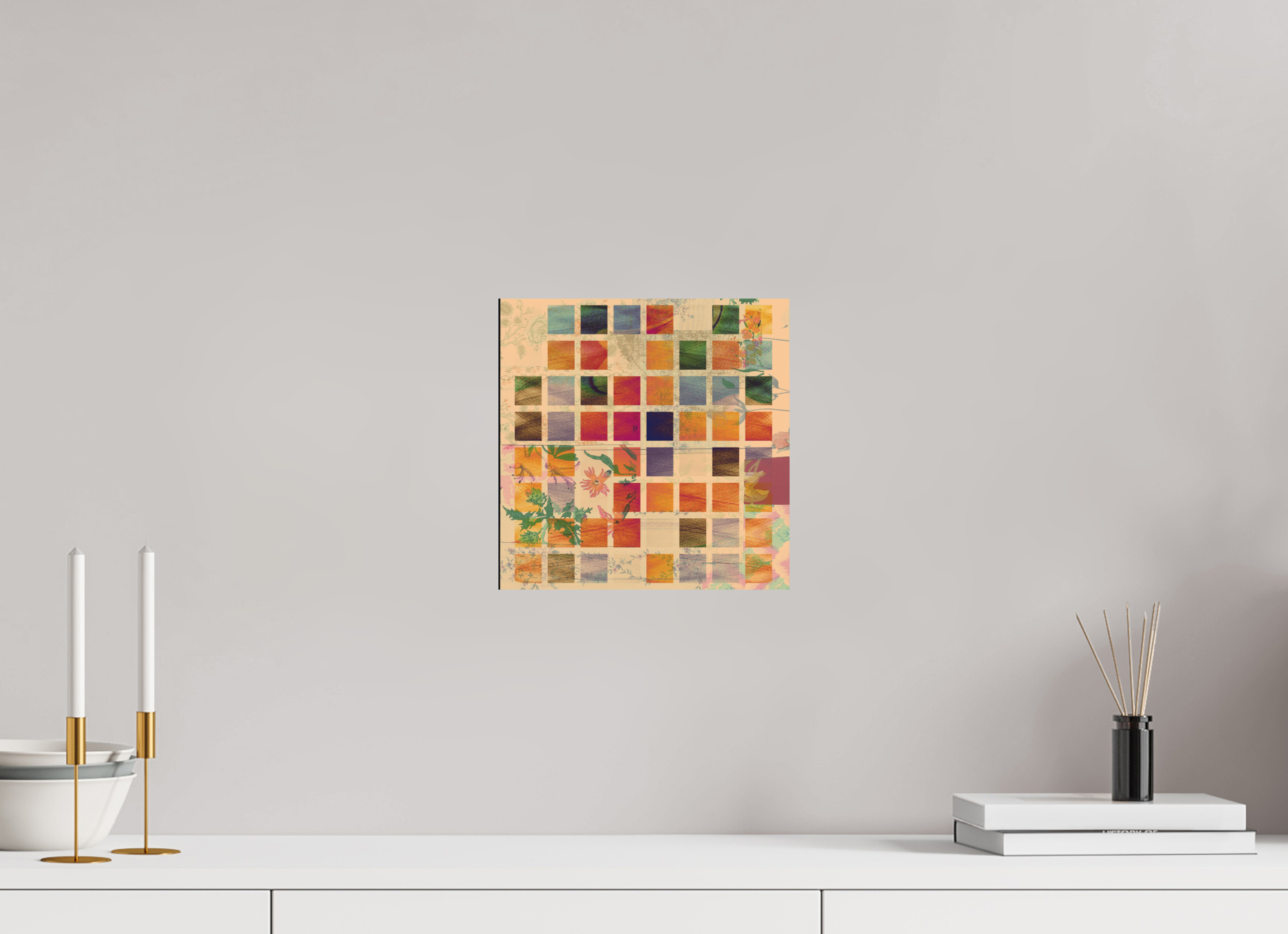10 x 10″, Direct Print on Forex Earth Tones