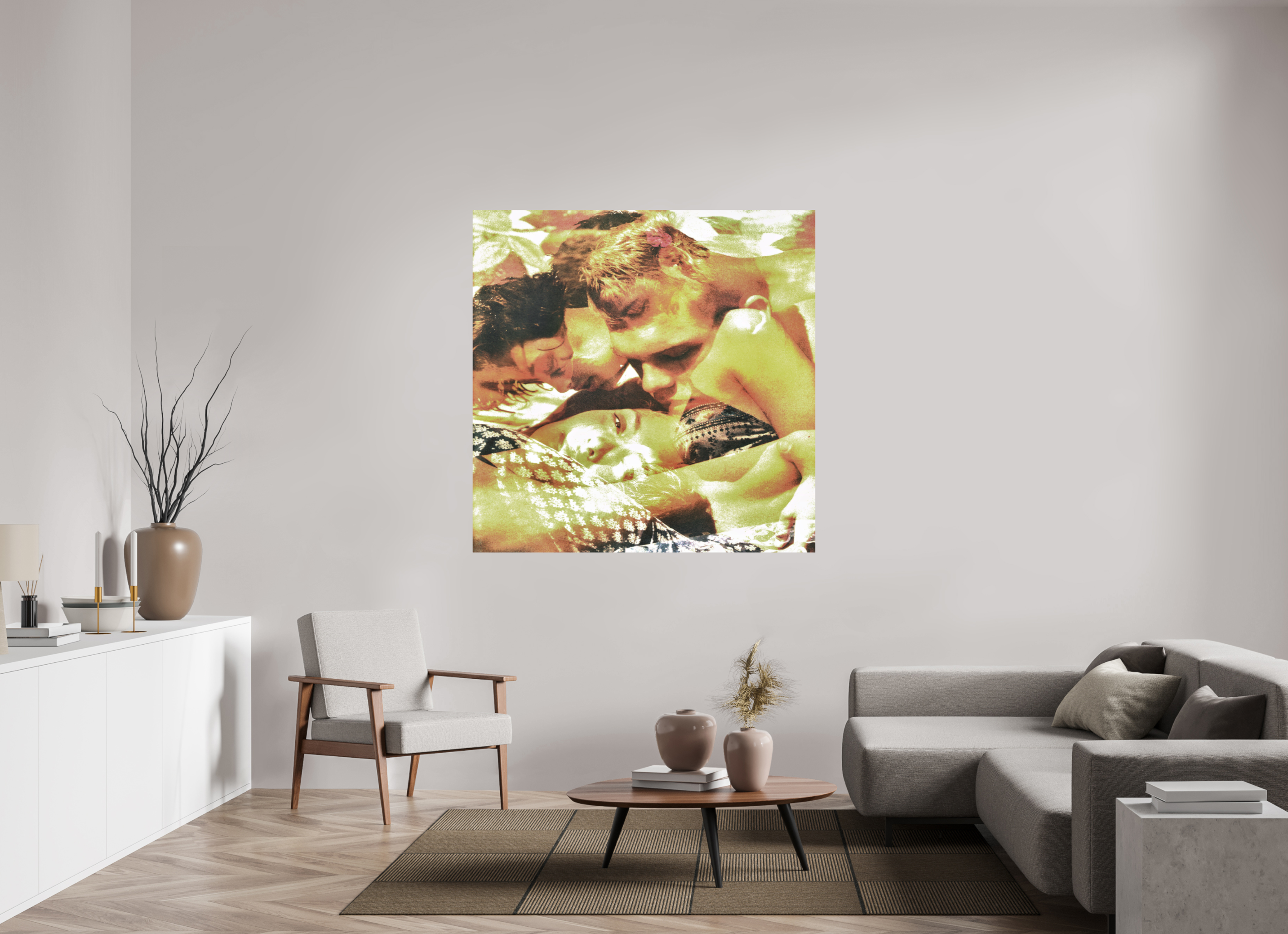 55 x 55″, Direct Print on Forex fitch