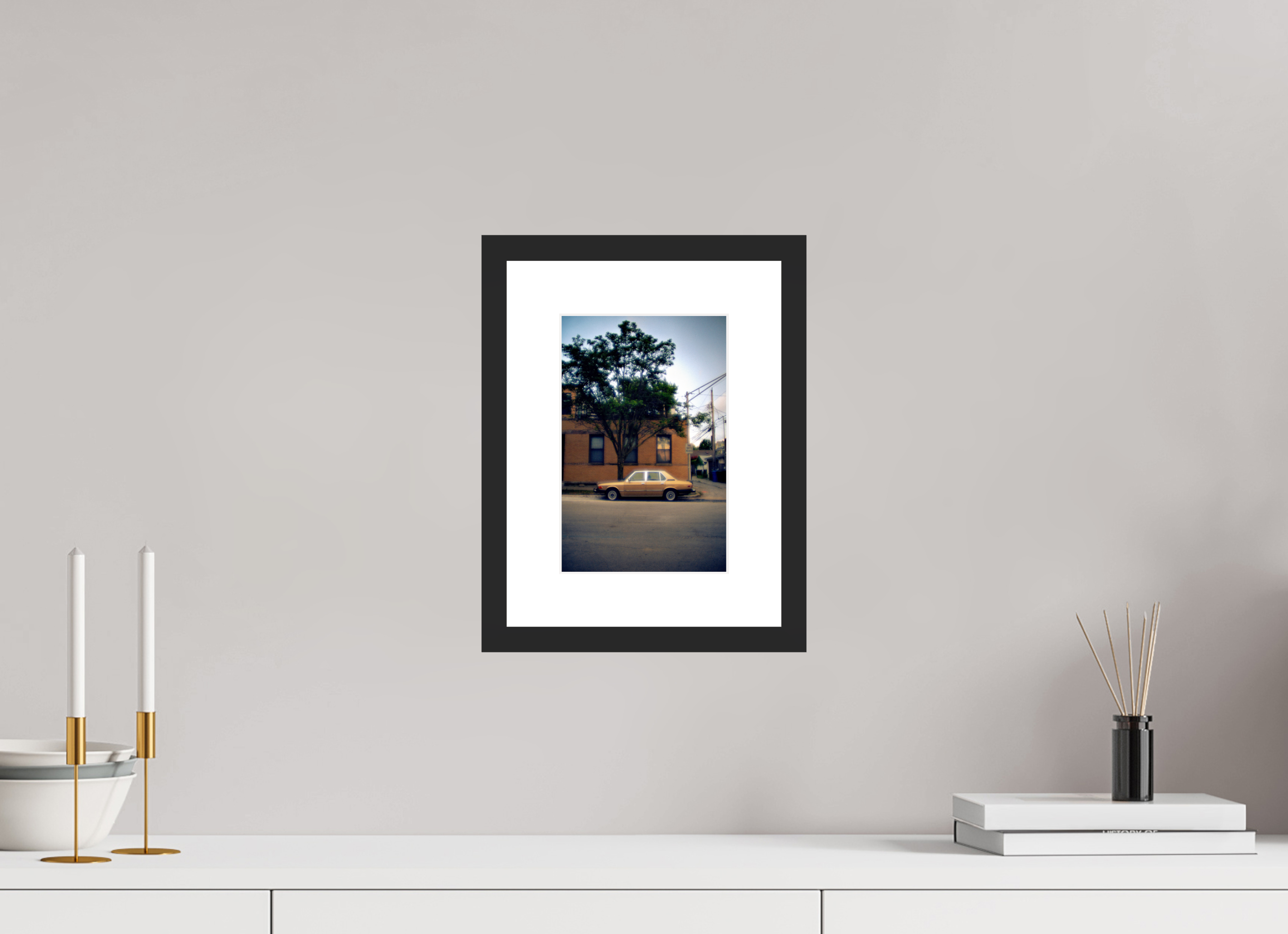 6 x 9.1″, Fuji Crystal Archive Print Framed (Black) Golden Glow