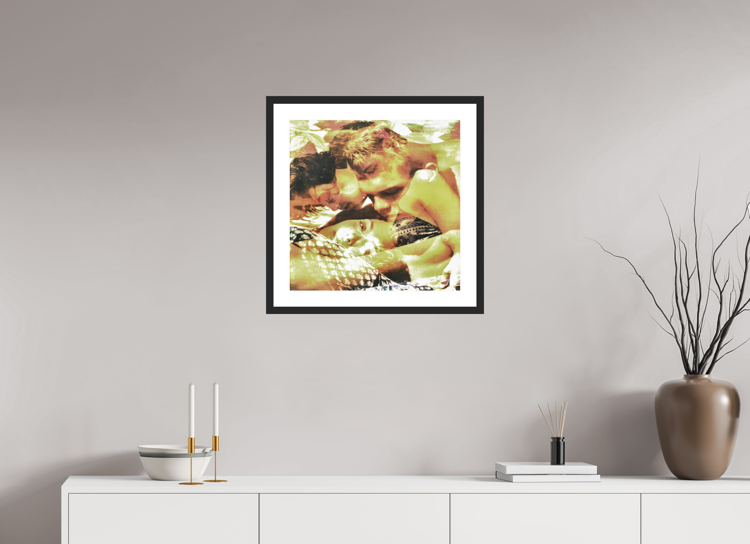 20 x 20″, Framed #1 fitch
