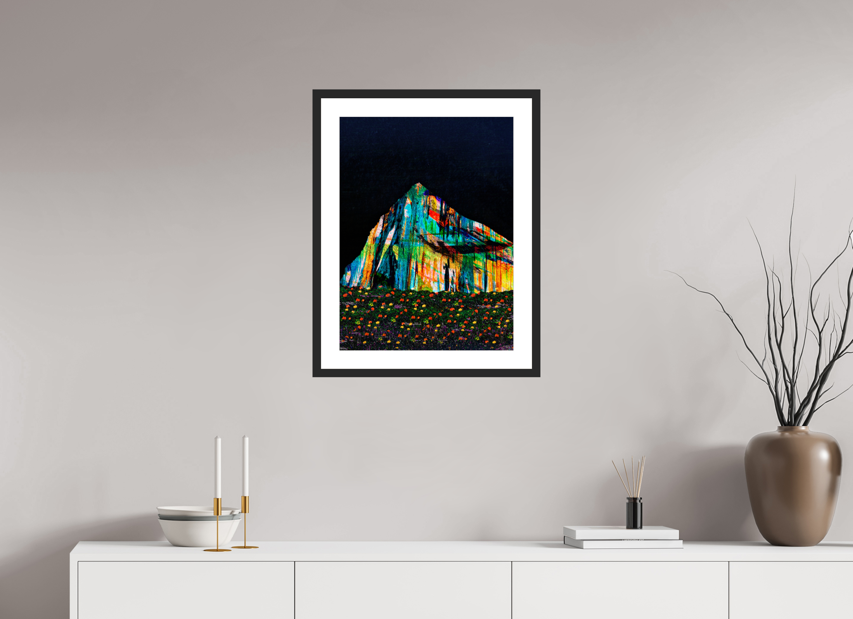 18 x 24″, Fuji Crystal Archive Print Framed (Black) Meadows