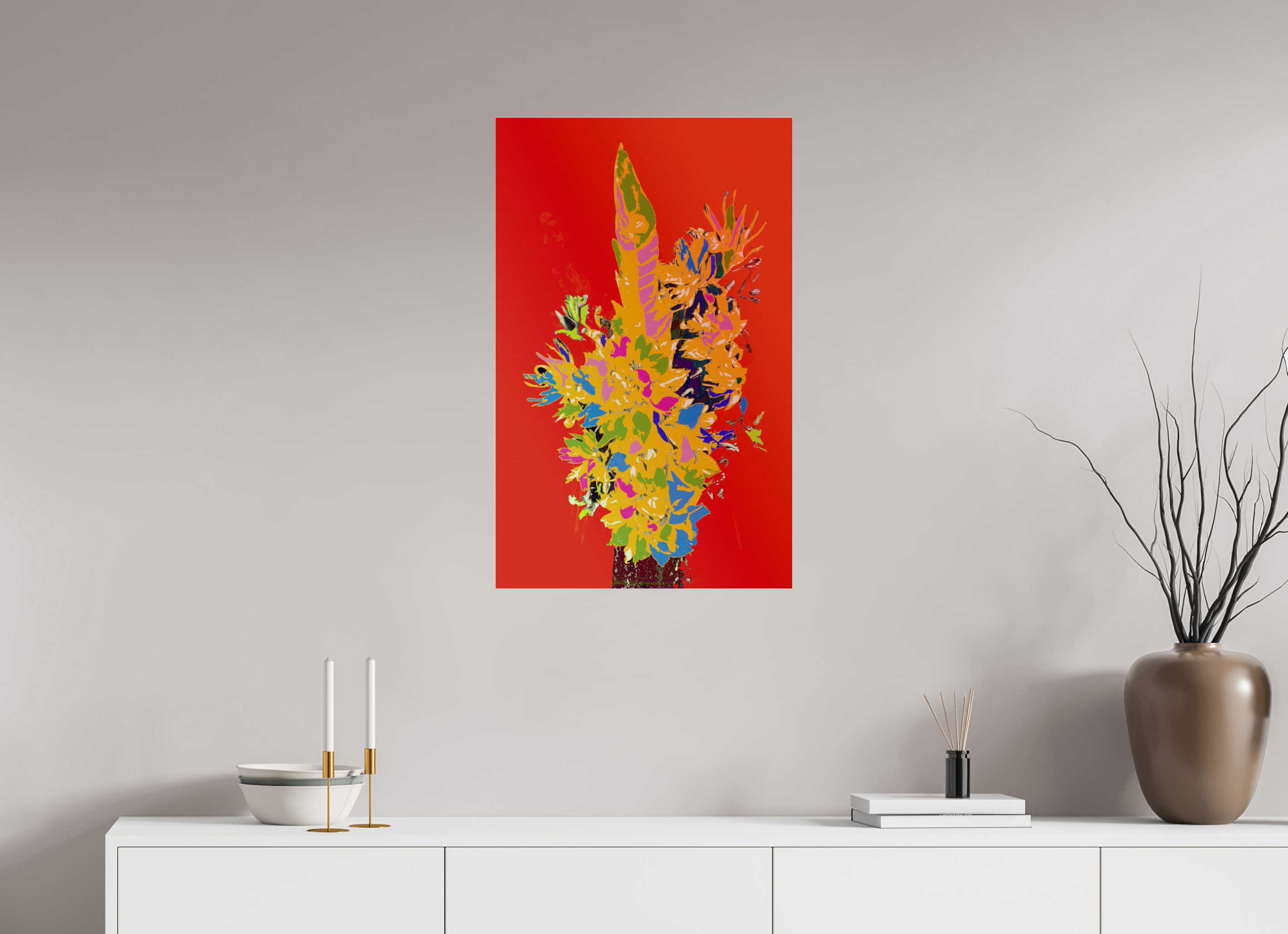 20 x 31.7″, Photo Print Under Acrylic Glass Pop Vase 3