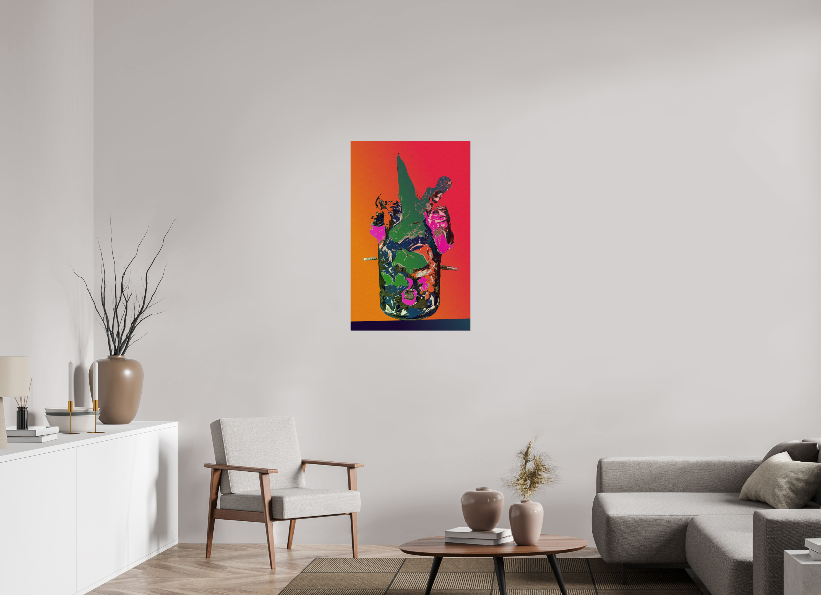 24 x 38.1″, Fine Art Print Pop Vase 2