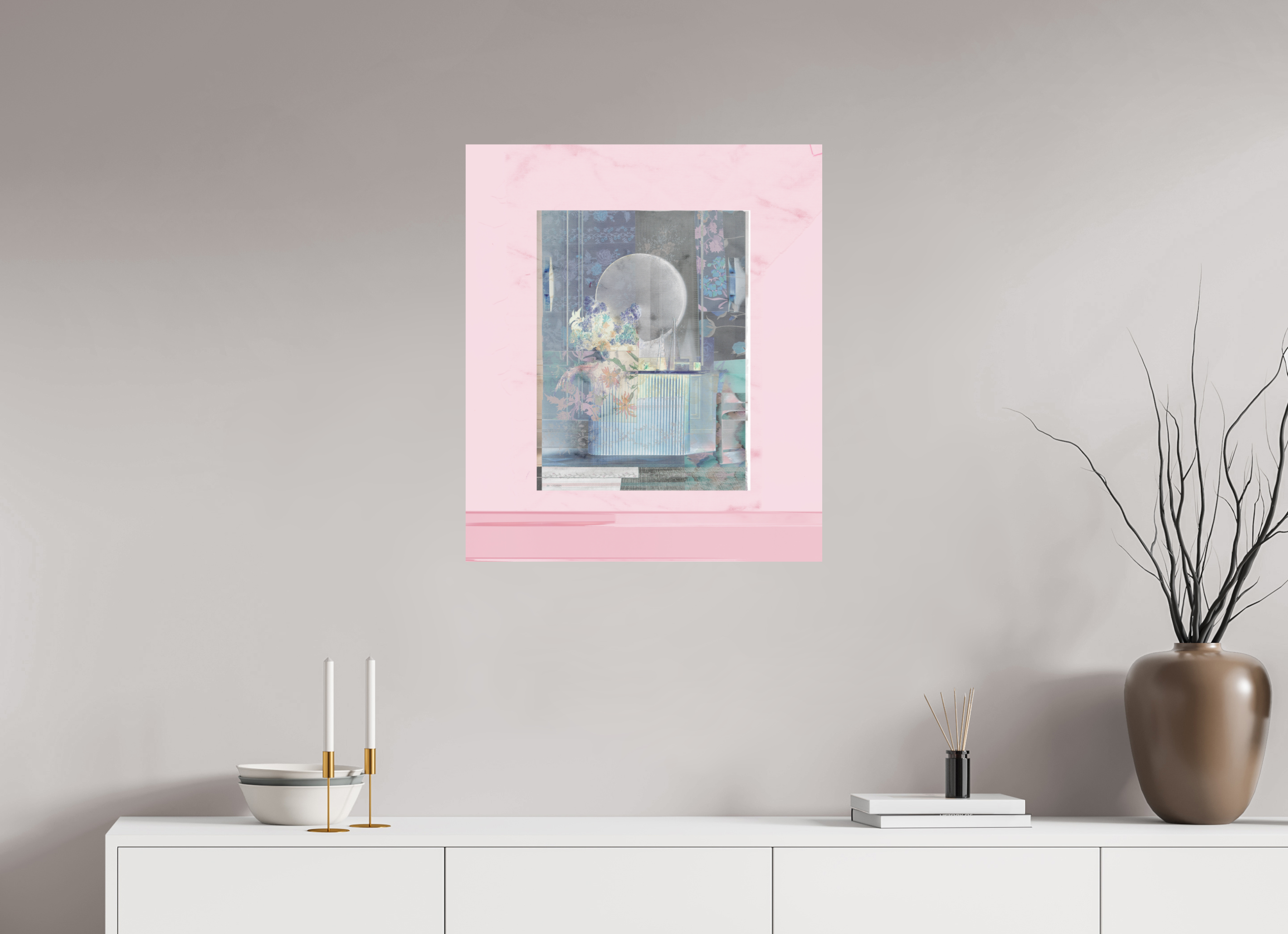 24 x 28.1″, Aluminum Dibond Interior Design