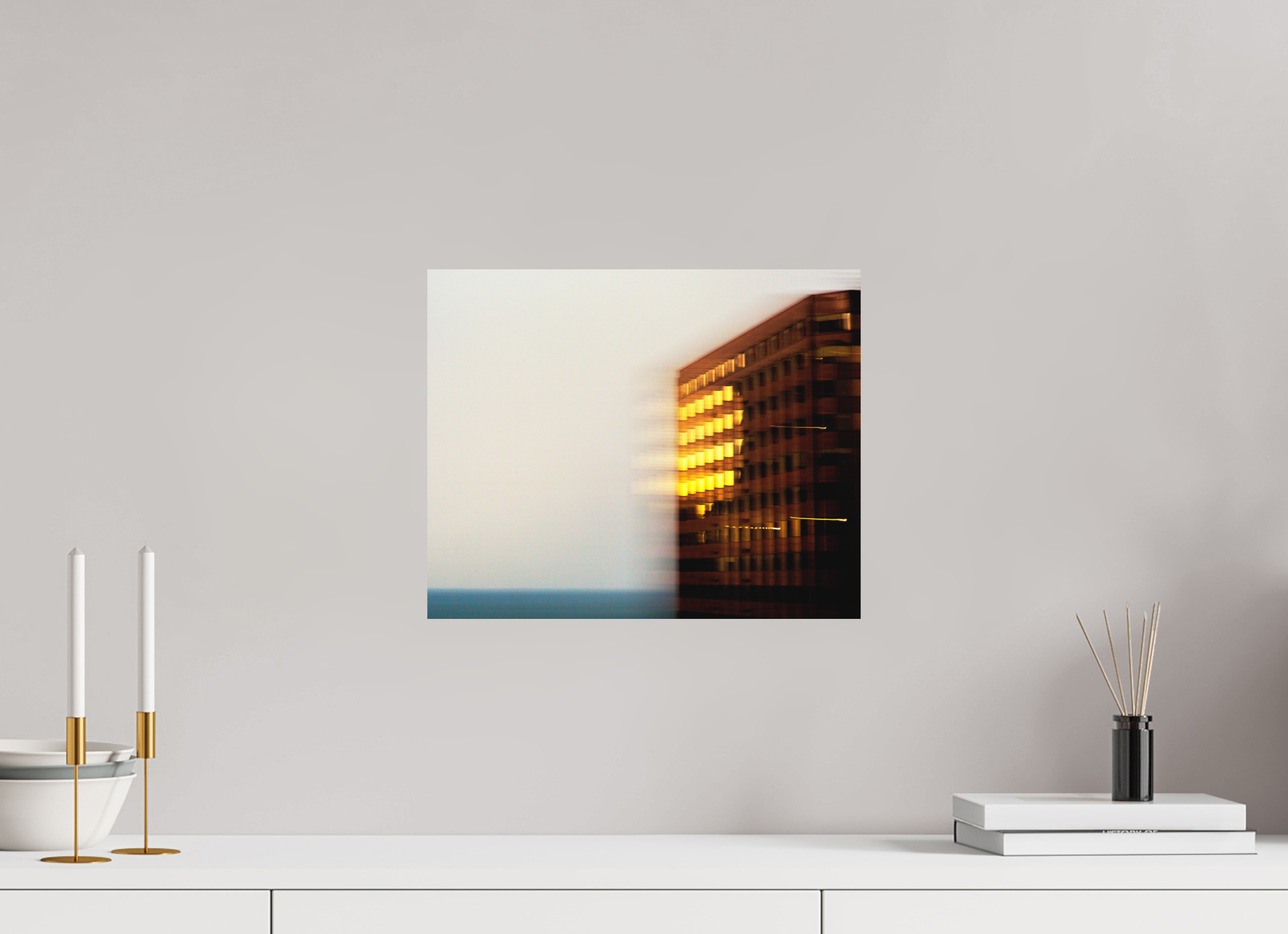 14.9 x 12″, Aluminum Dibond Time Flies