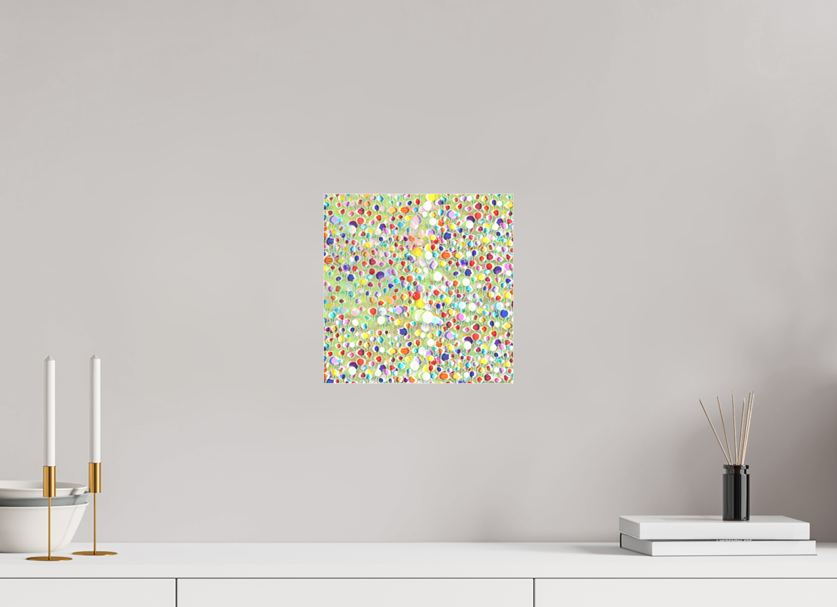 10 x 10″, Photo Print Under Acrylic Glass tulips