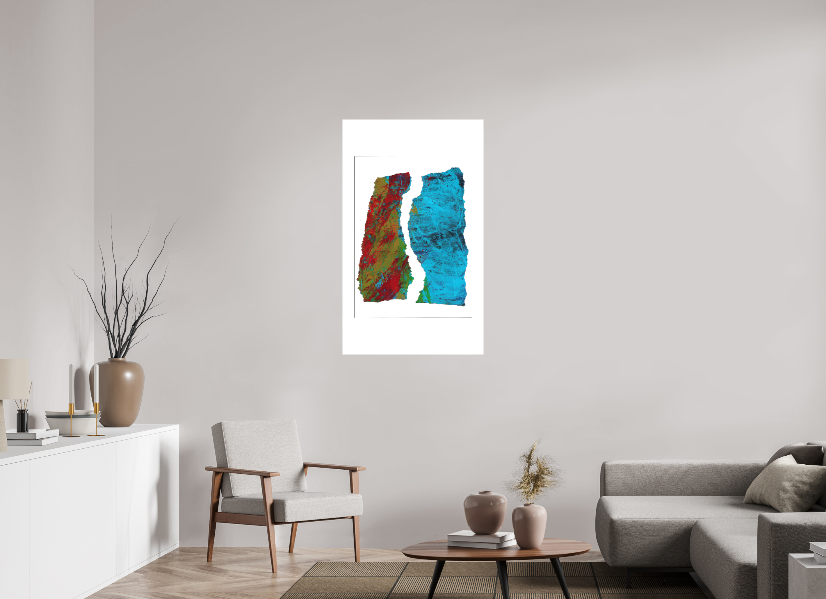 28 x 46.7″, Direct Print on Forex Earth & Water