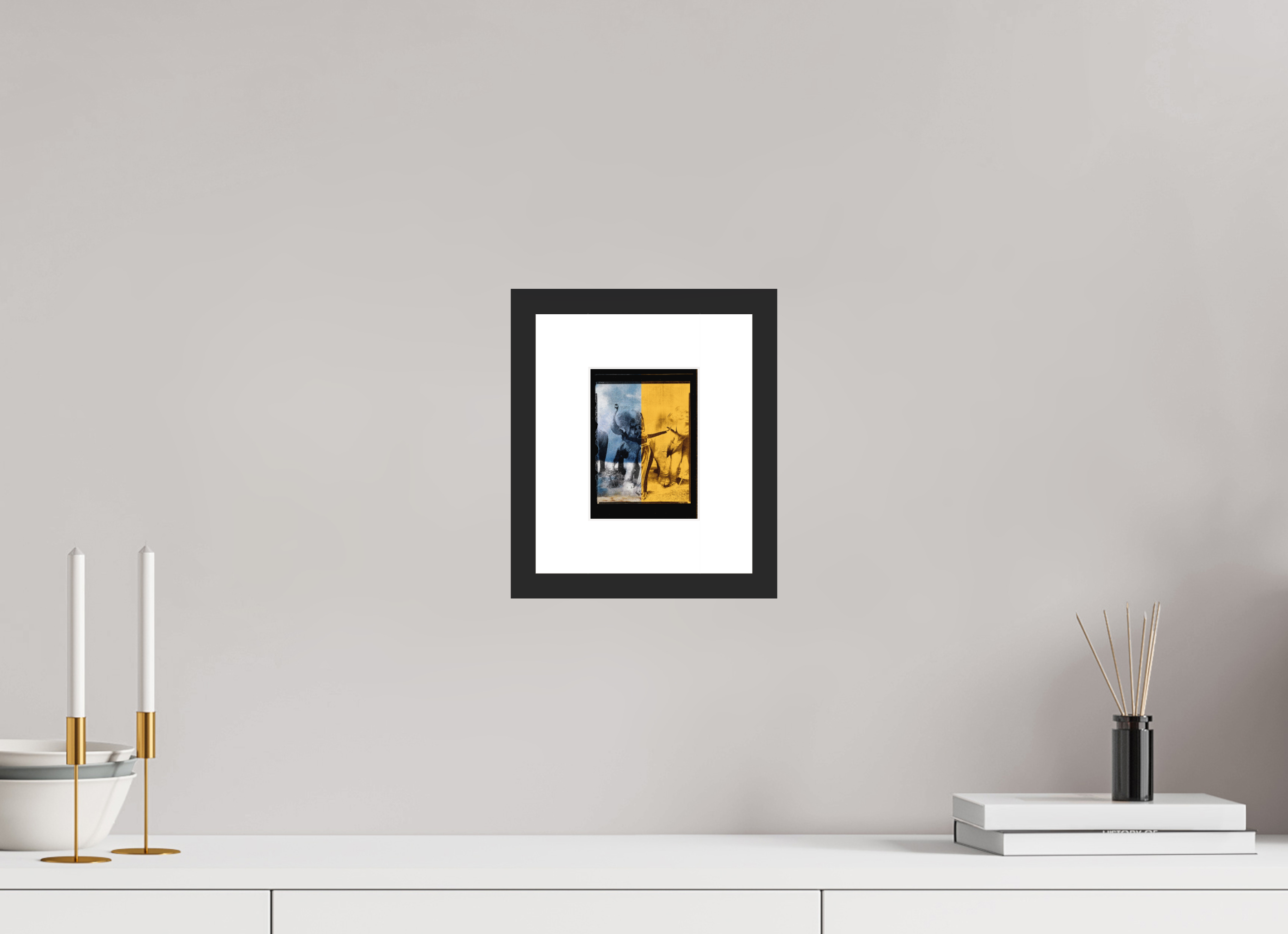 4 x 5.5″, Fuji Crystal Archive Print Framed (Black) Tusko