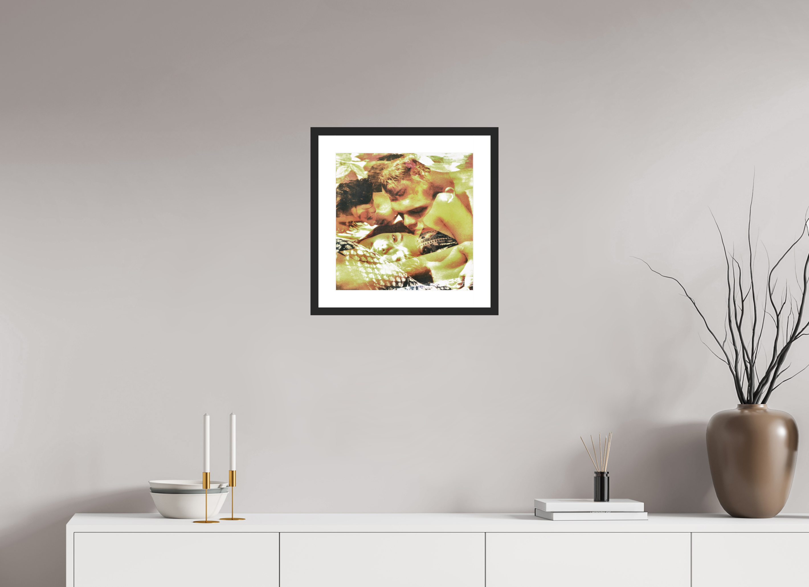 15 x 15″, Framed #1 fitch