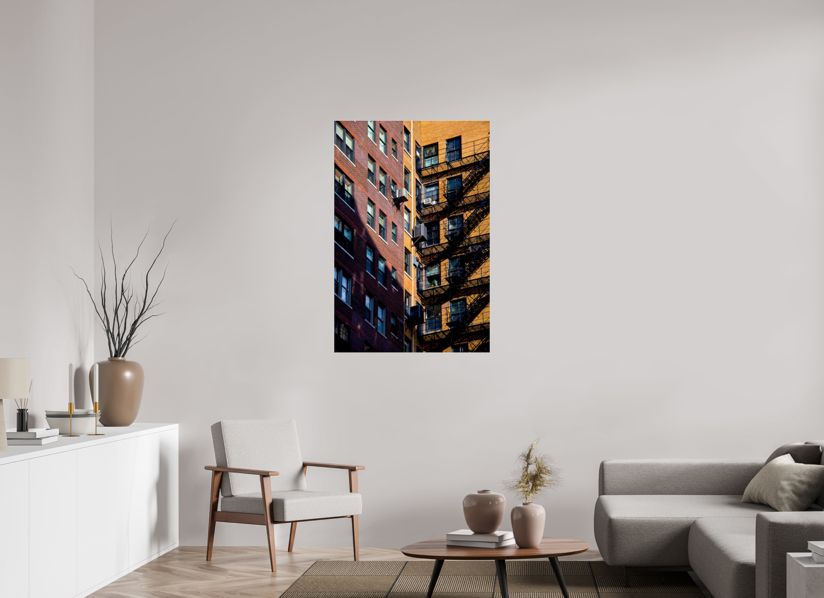 31 x 46.1″, Photo Print Under Acrylic Glass City Escape