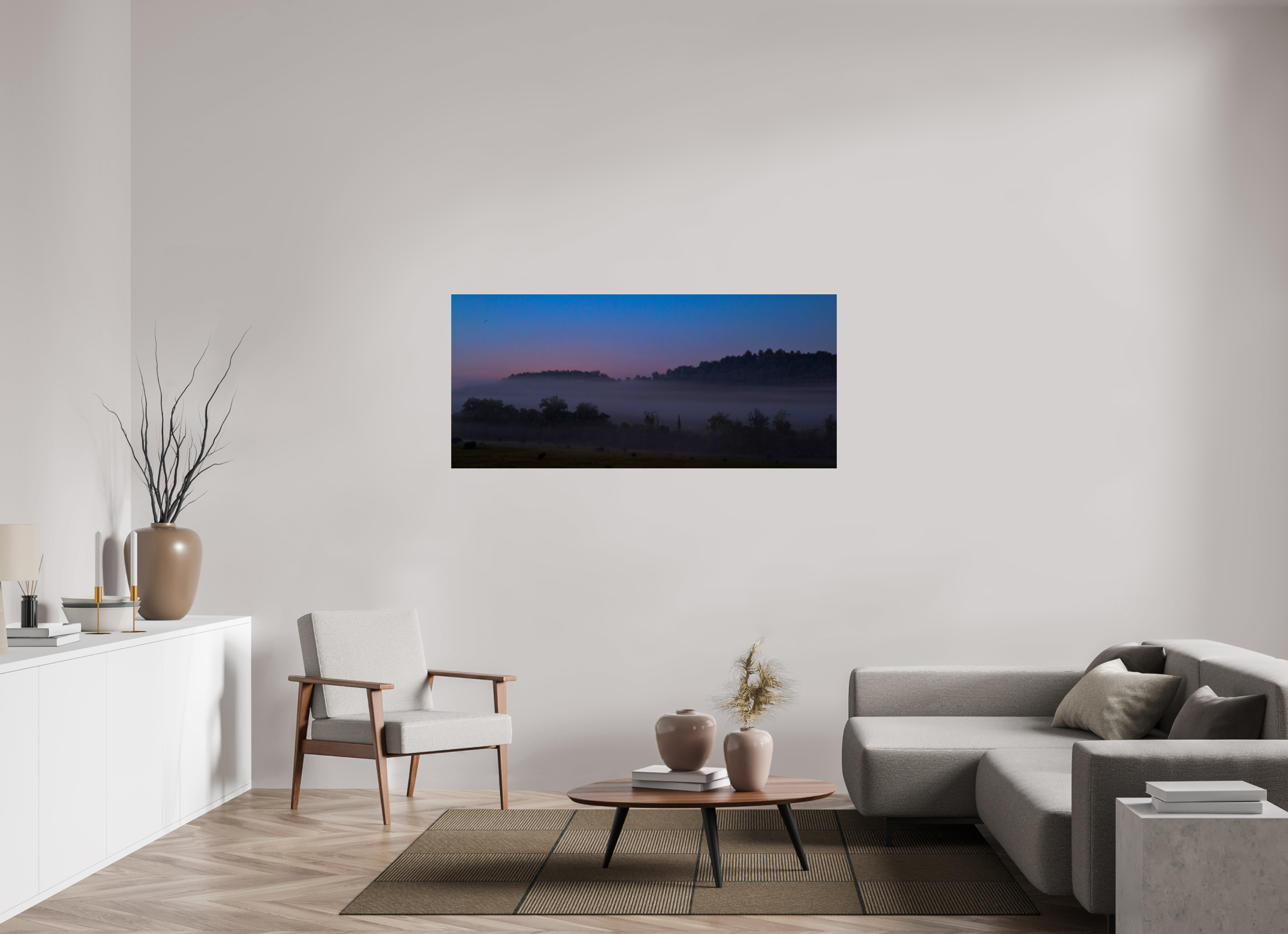 62 x 28″, Photo Print Under Acrylic Glass Somewhere In Ohio