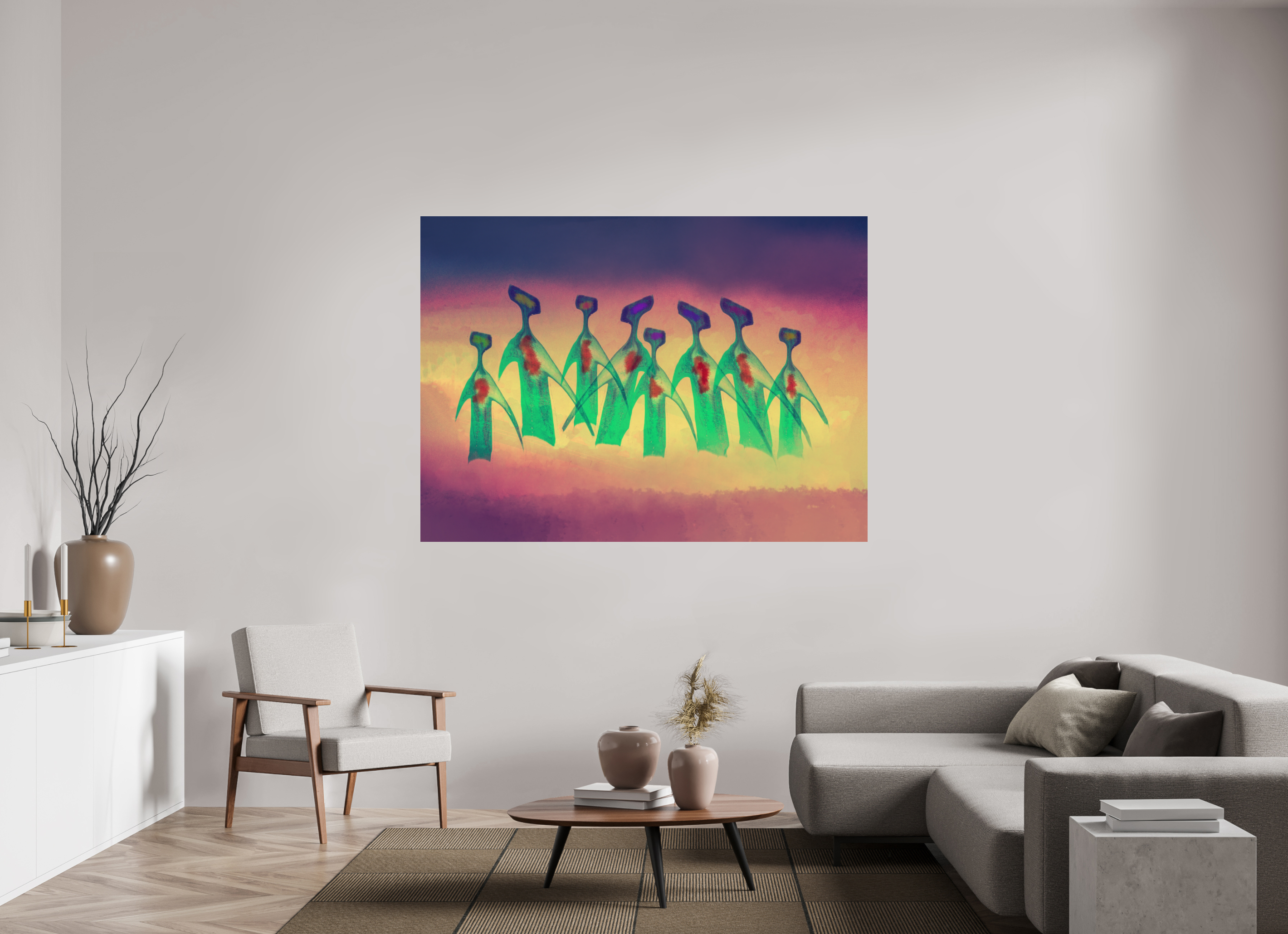 70 x 51″, Direct Print on Forex awe